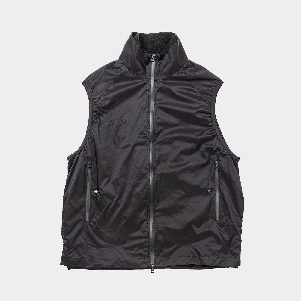 Polartec® Fleece Overwrap Vest/Off Black