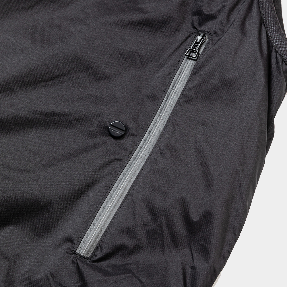 Polartec® Fleece Overwrap Vest/Off Black