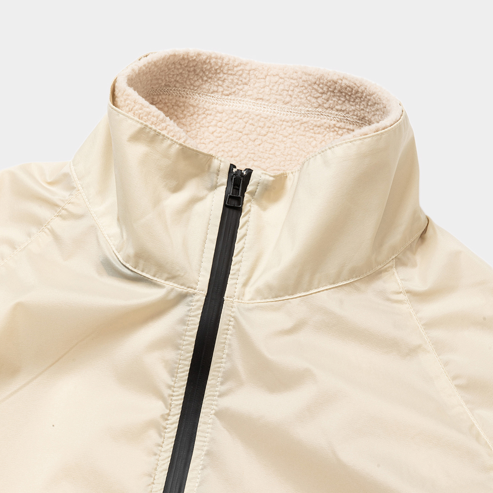 Polartec® Fleece Overwrap Vest/Taupe