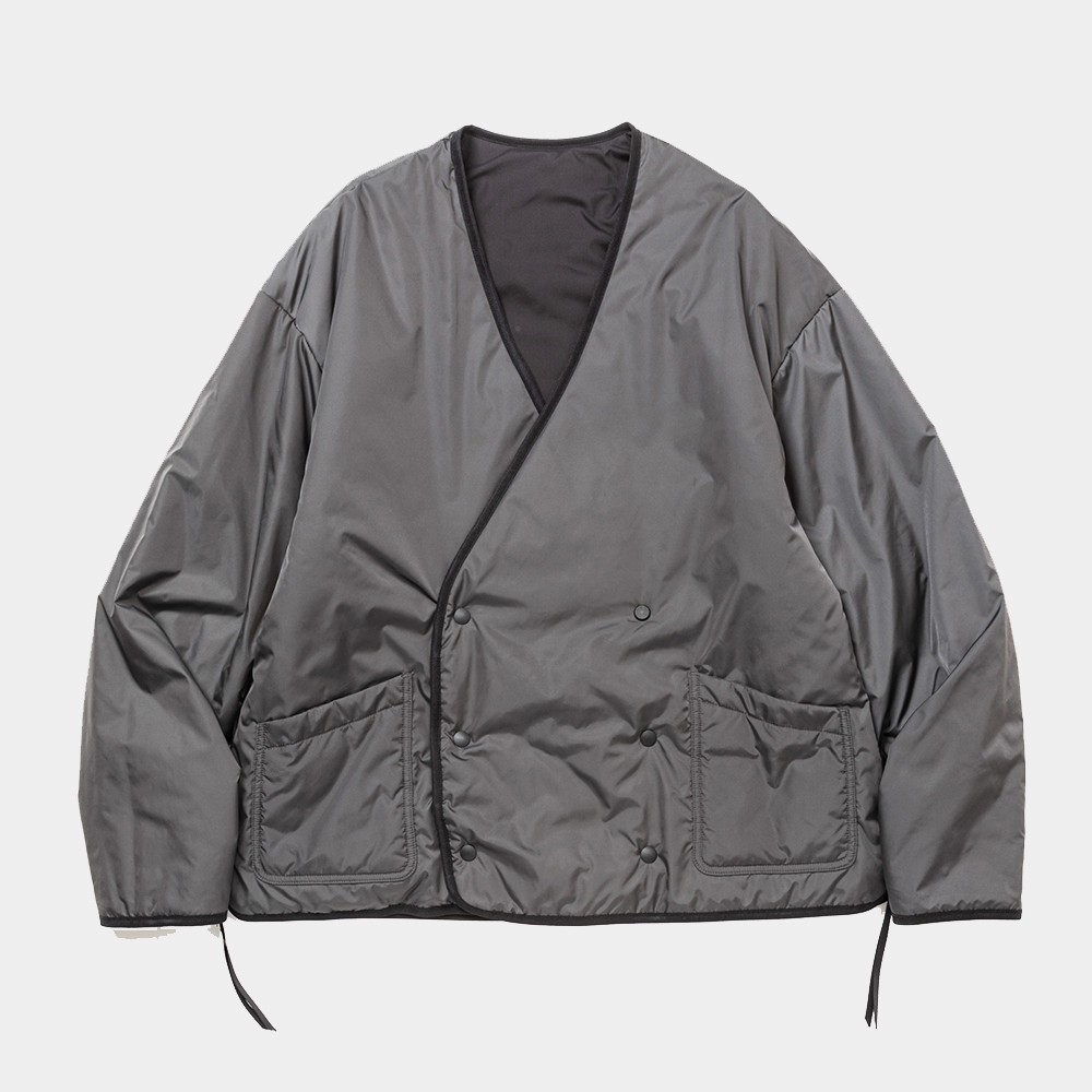Padding Double-Breasted Cardigan/LampBlack
