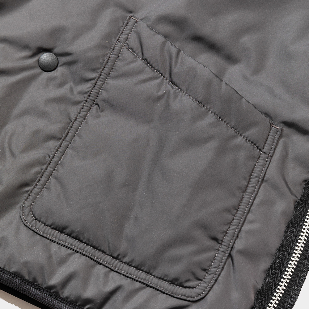 Padding Double-Breasted Cardigan/LampBlack