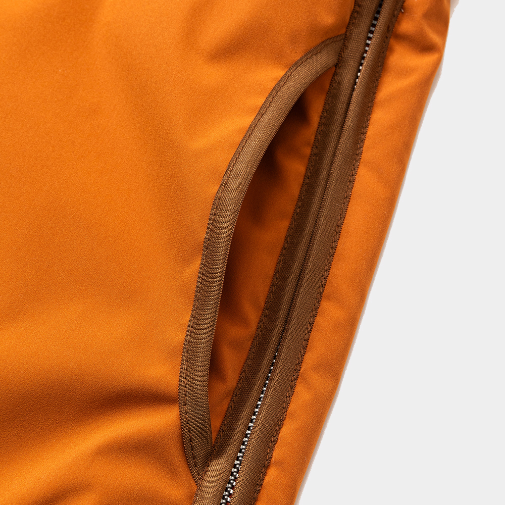 Padding Double-Breasted Cardigan/Orange