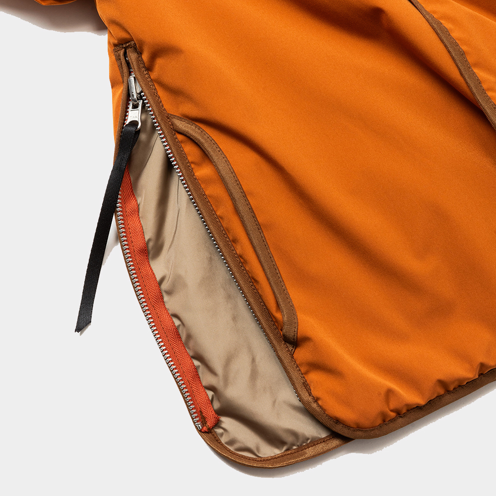 Padding Double-Breasted Cardigan/Orange