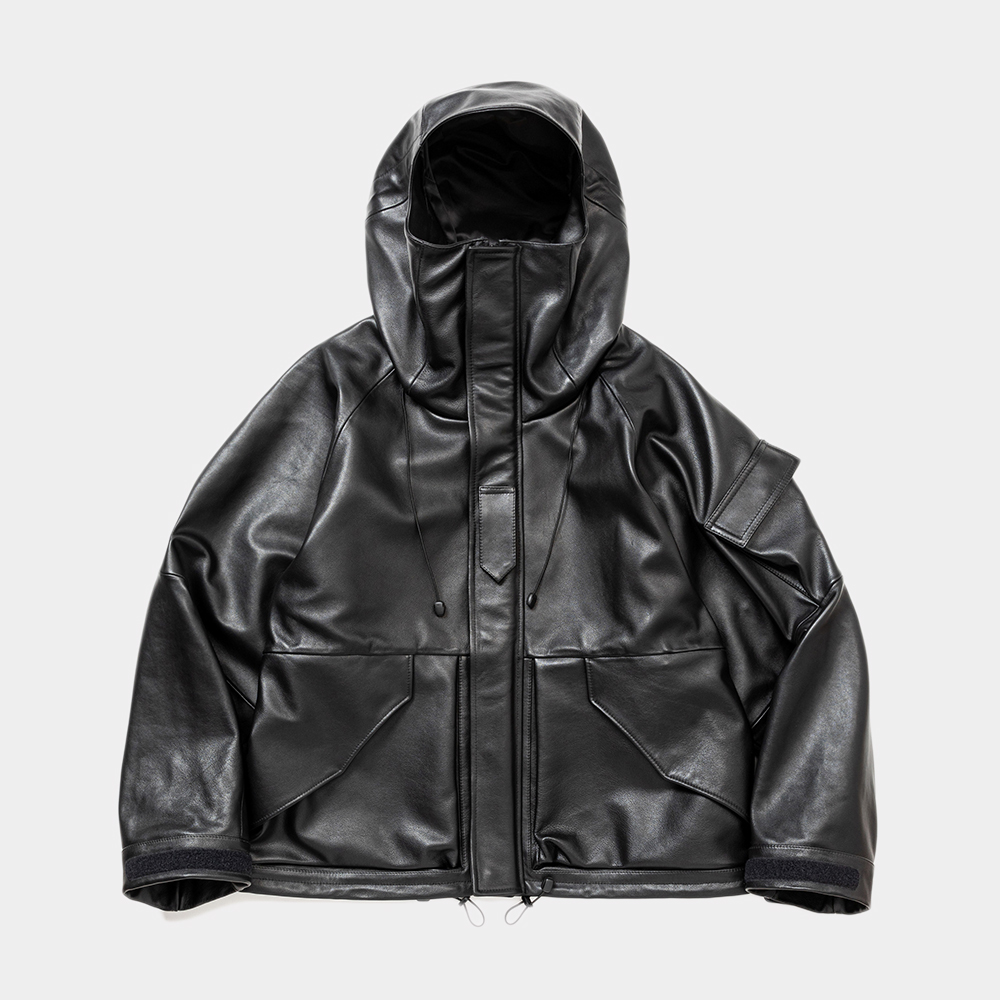 Fatigue Leather Field Parka /Lamp Black