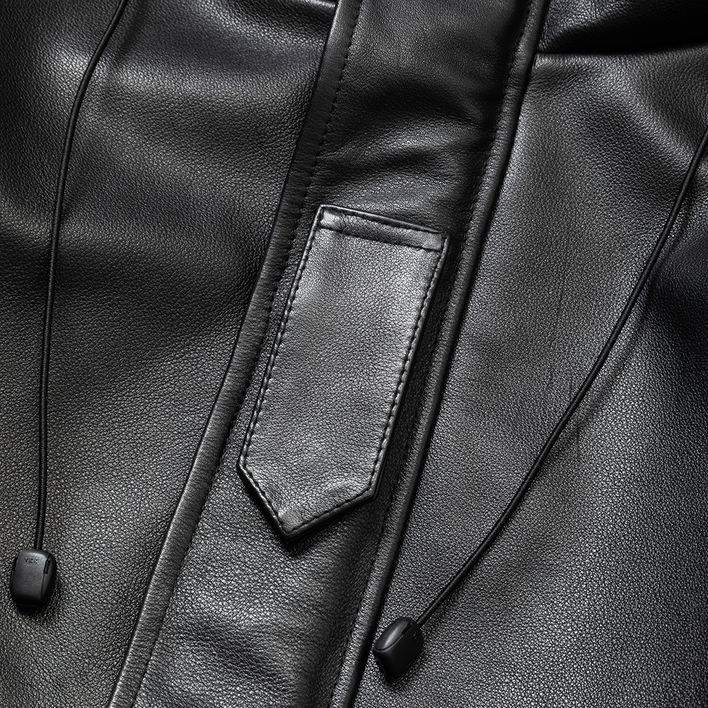 Fatigue Leather Field Parka /Lamp Black