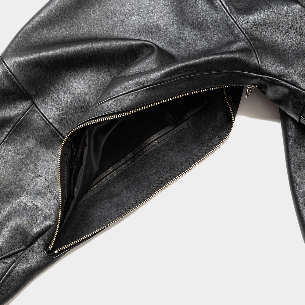 Fatigue Leather Field Parka /Lamp Black
