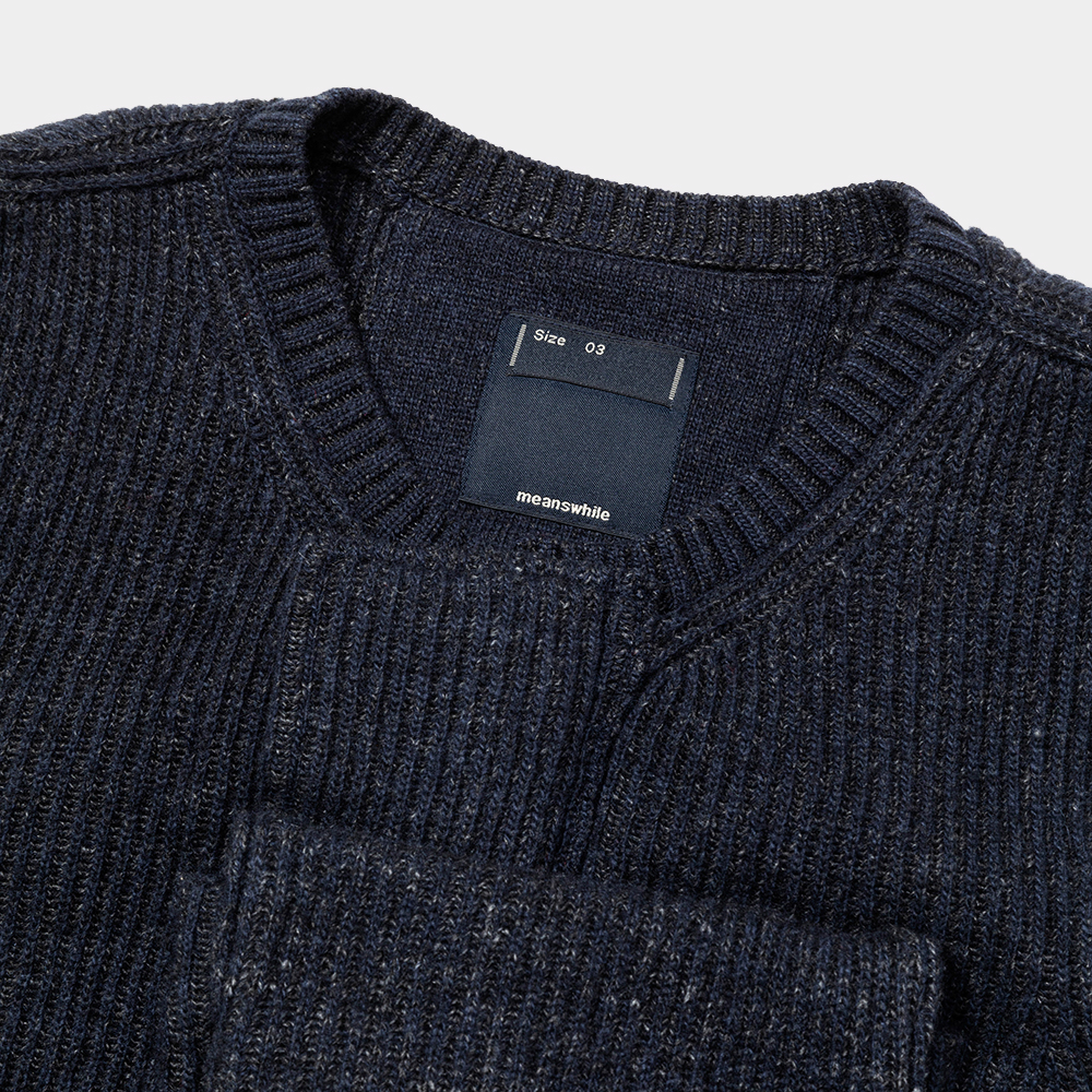 Body Armor Knit Vest/Dark Navy
