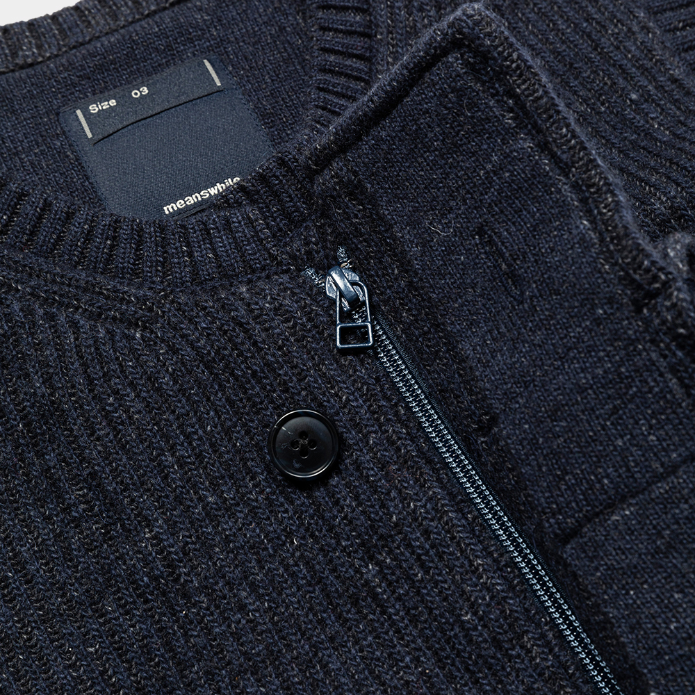Body Armor Knit Vest/Dark Navy