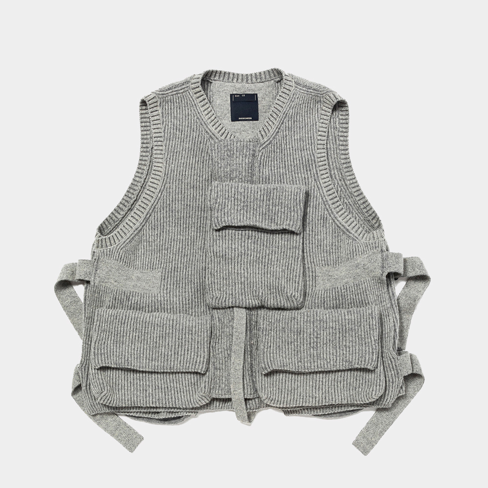Body Armor Knit Vest/Grey