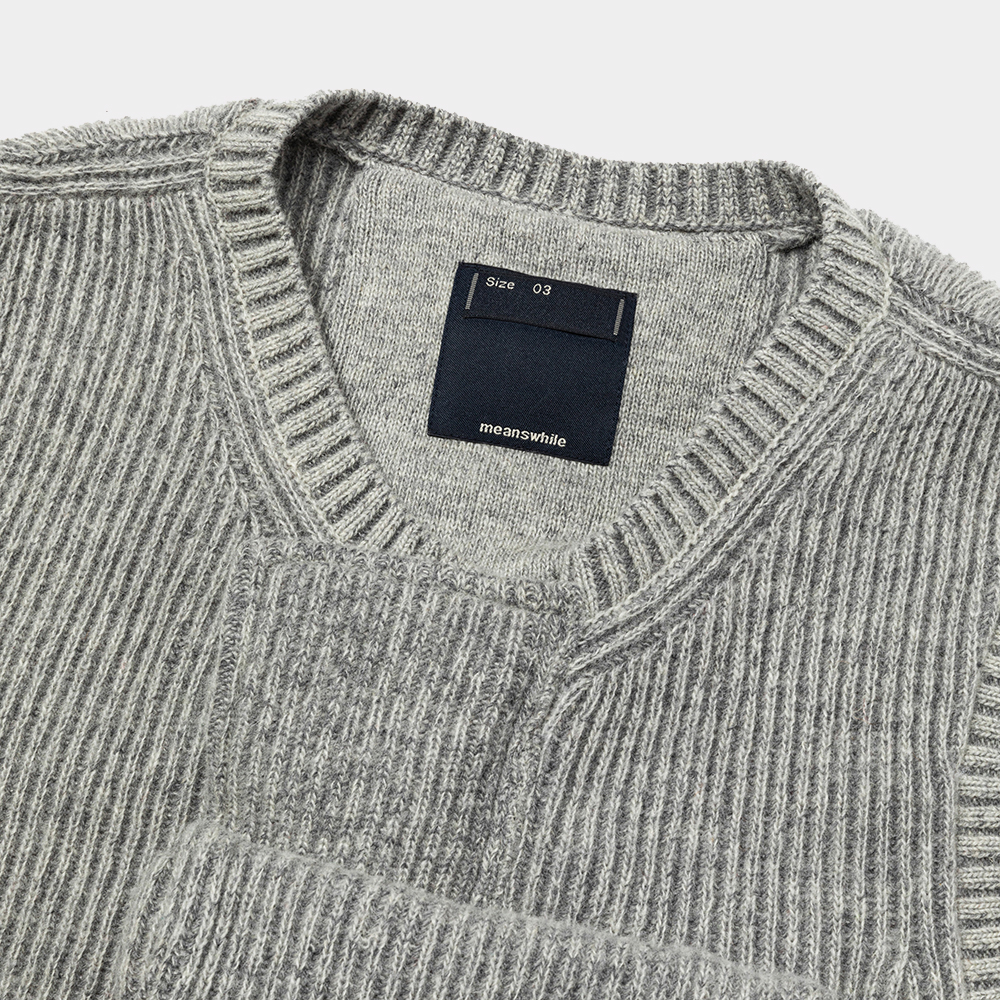 Body Armor Knit Vest/Grey