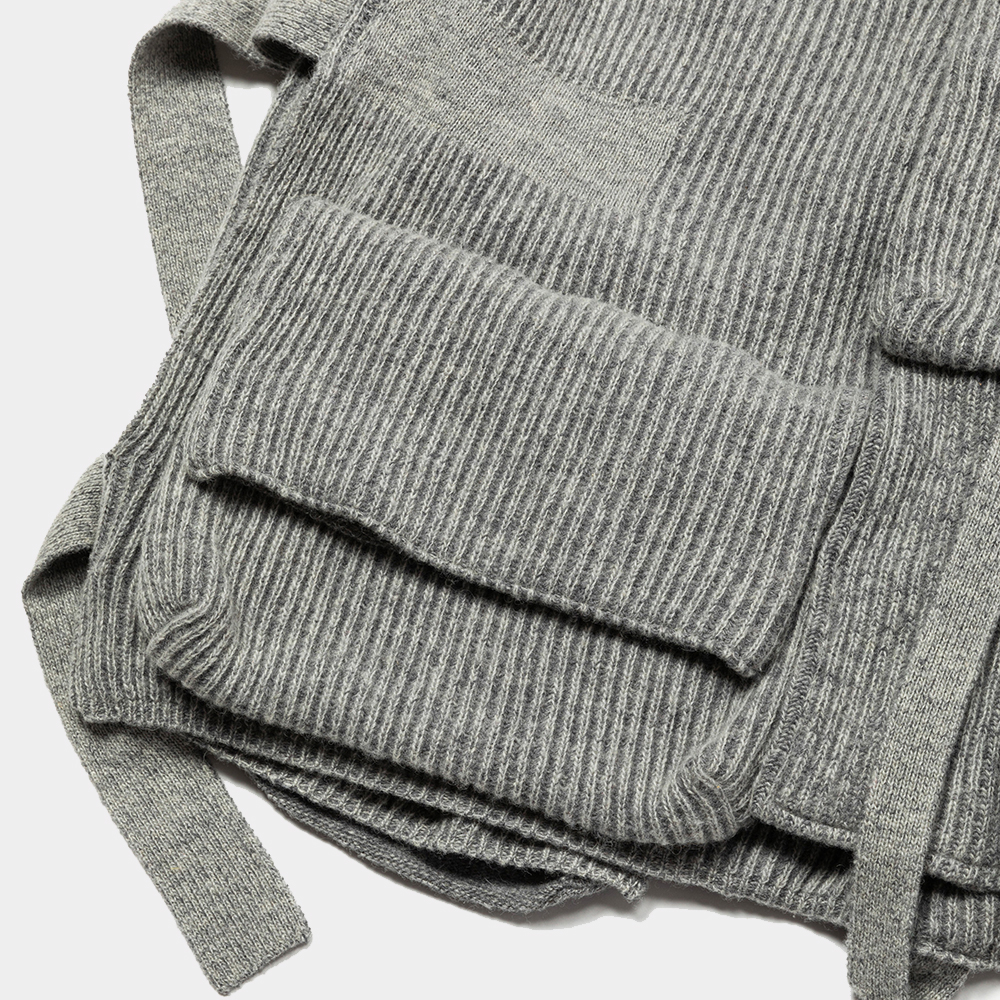 Body Armor Knit Vest/Grey