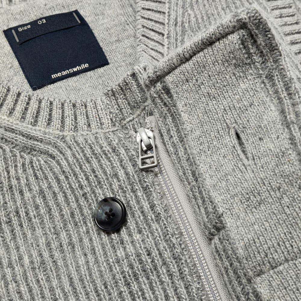 Body Armor Knit Vest/Grey
