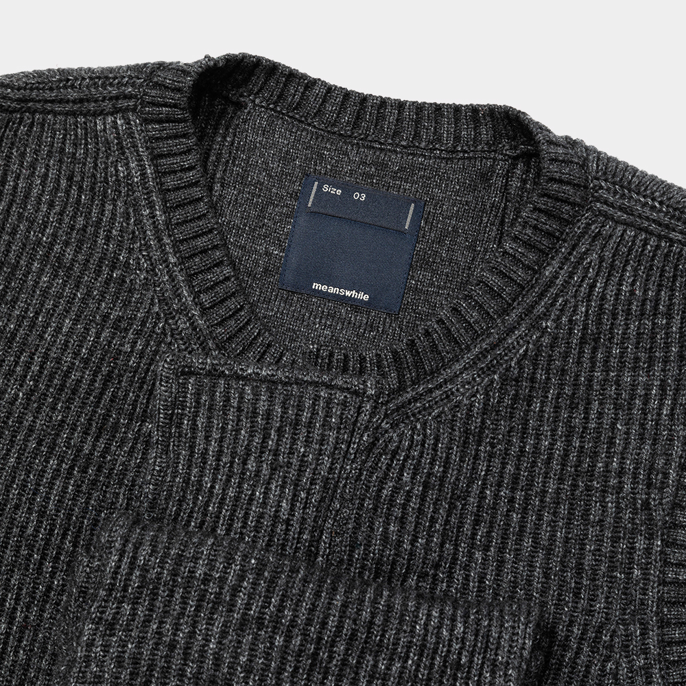 Body Armor Knit Vest/Charcoal