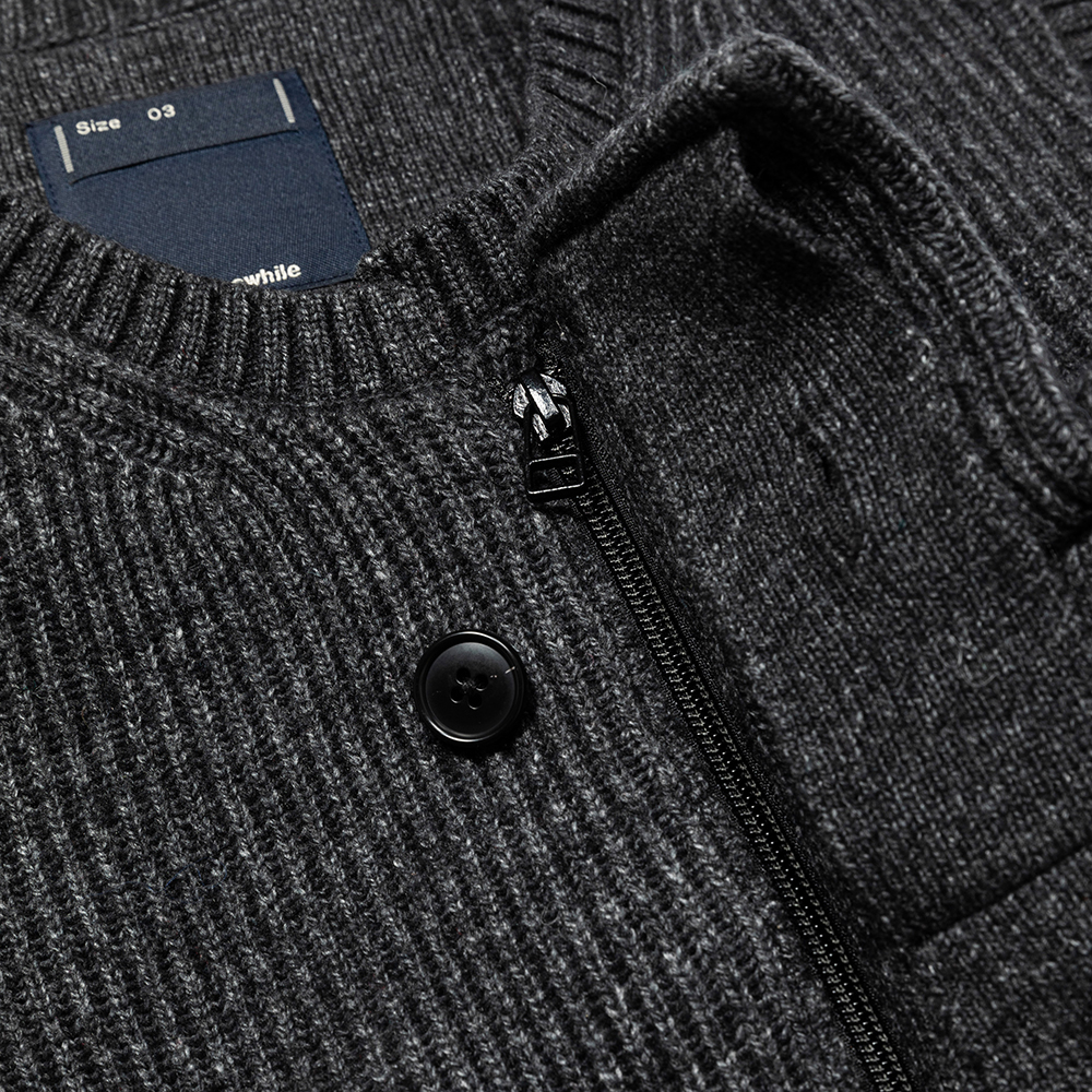 Body Armor Knit Vest/Charcoal