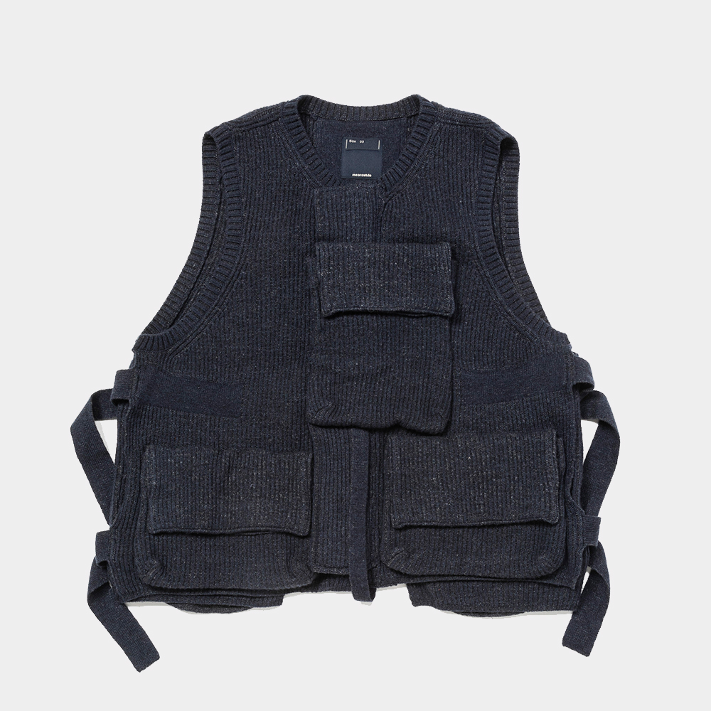 Body Armor Knit Vest/Dark Navy