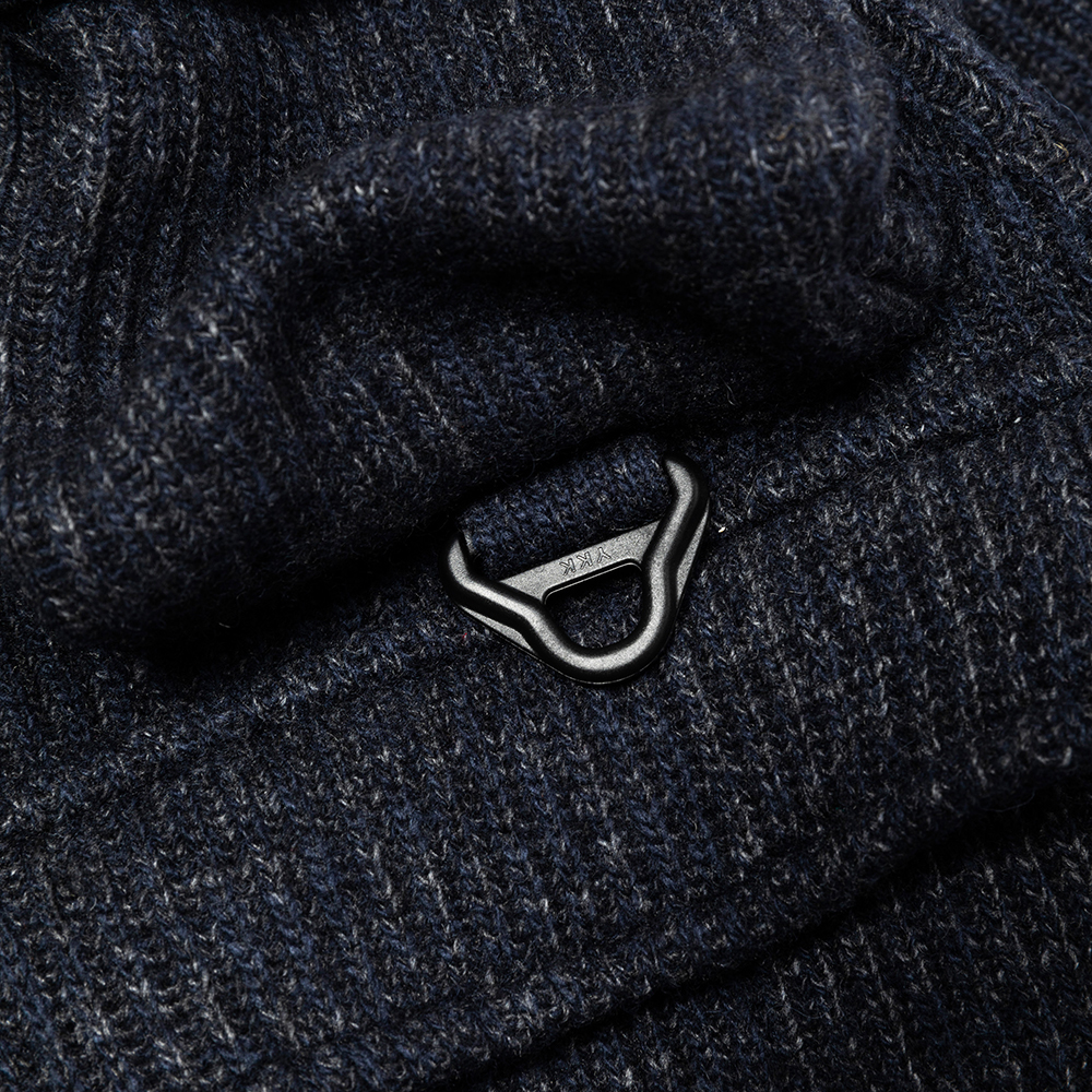 Detachable Knit Luggage JKT/Dark Navy