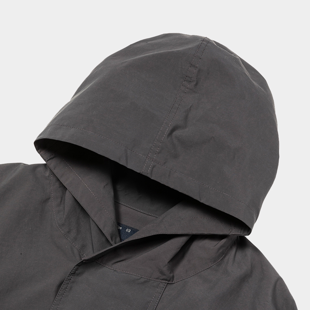 Neutral Hooded Blouson/Charcoal