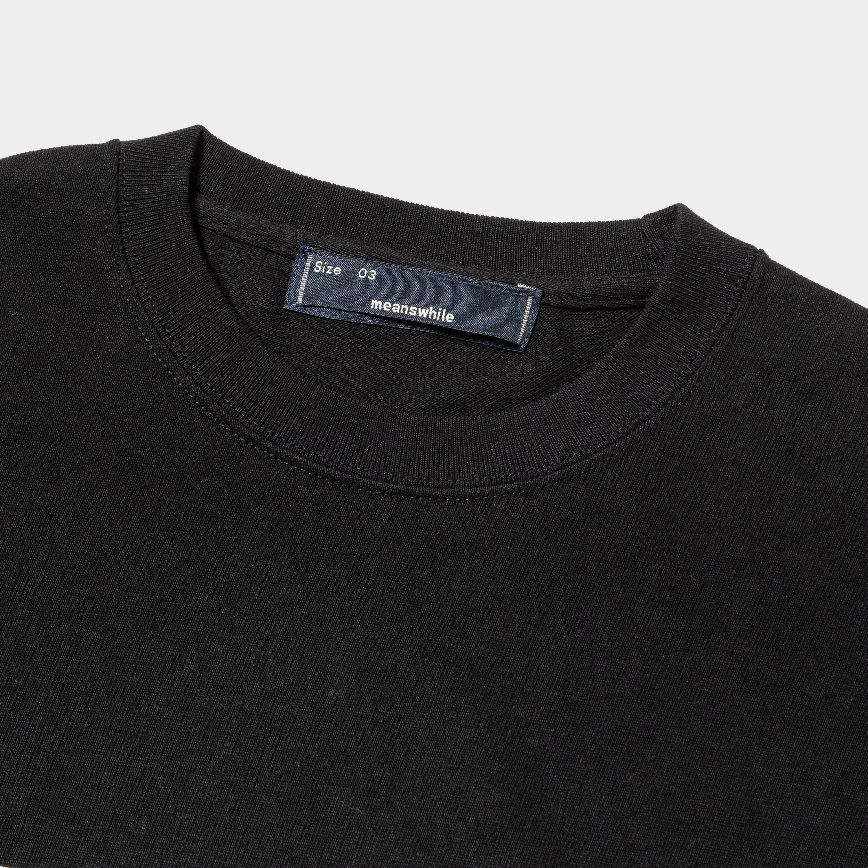 Abstract Photograph Tee/Off Black