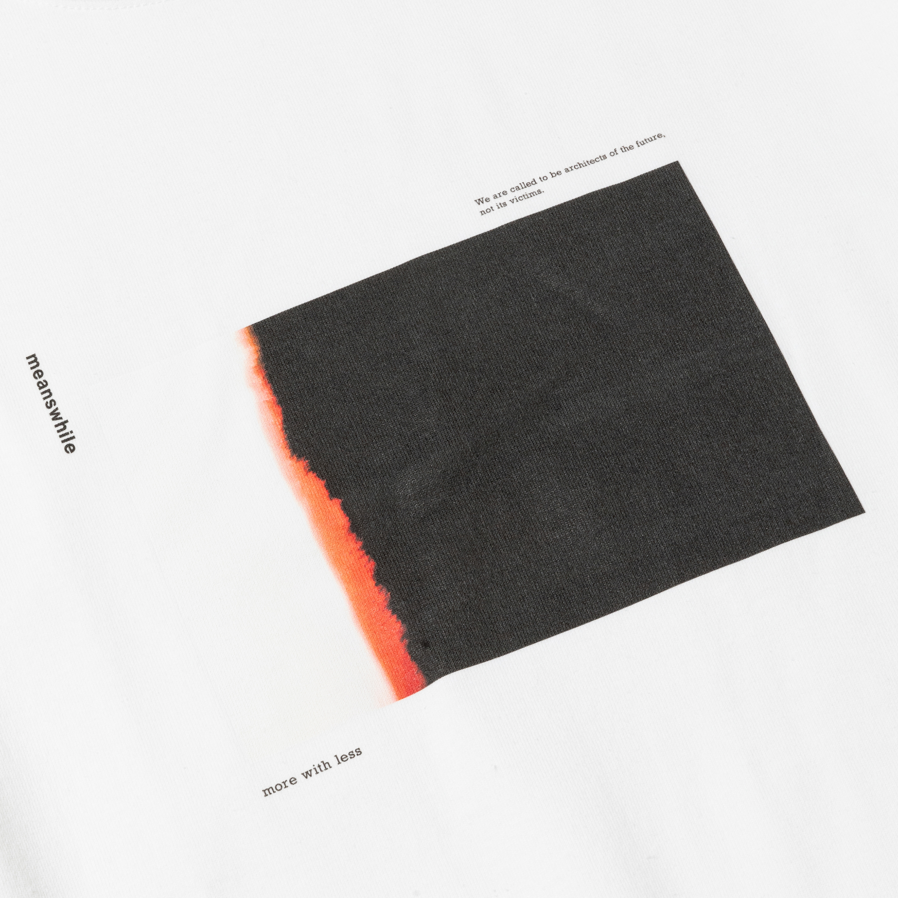 Abstract Photograph Tee/Off White