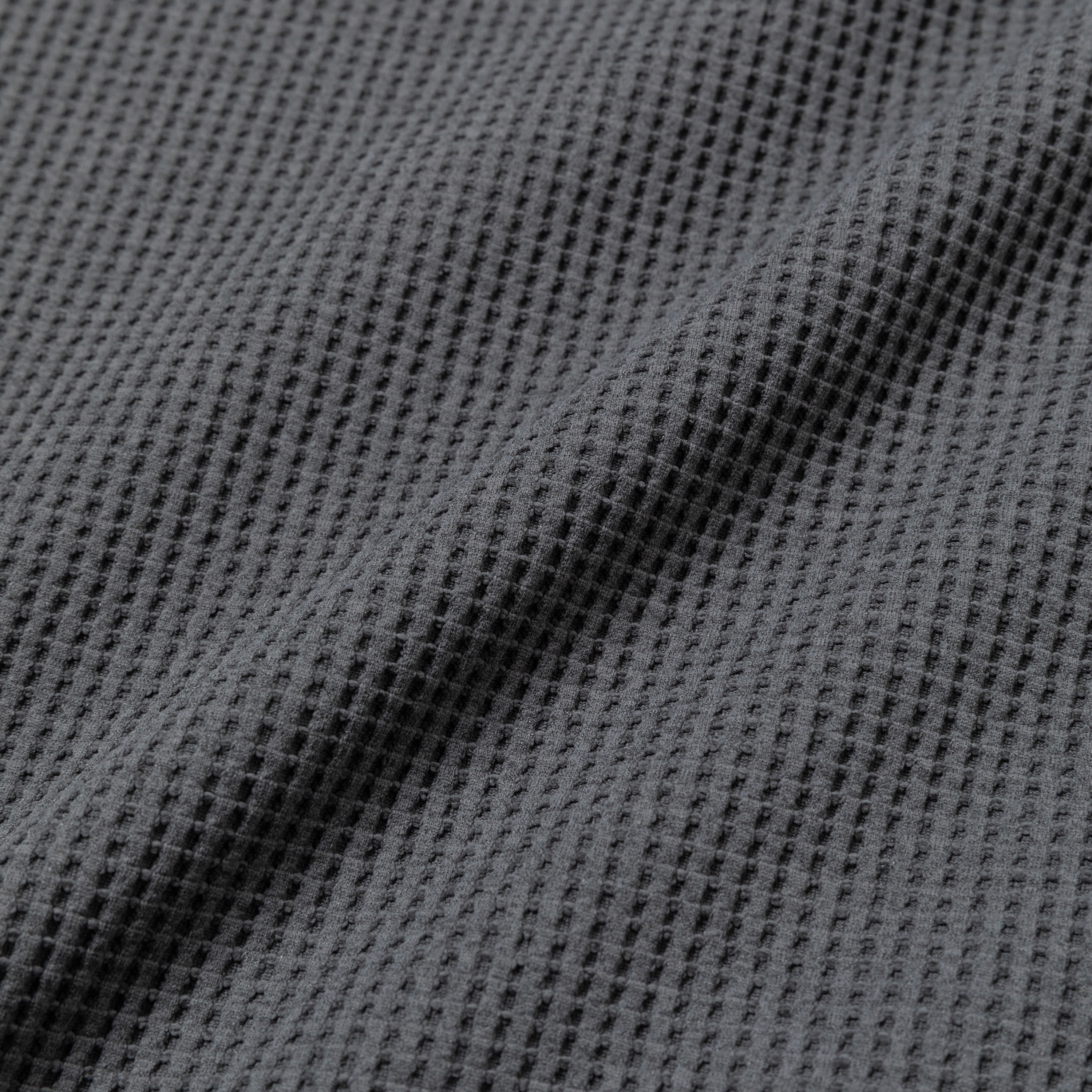 SOLOTEX Waffle S/S Tee/Charcoal