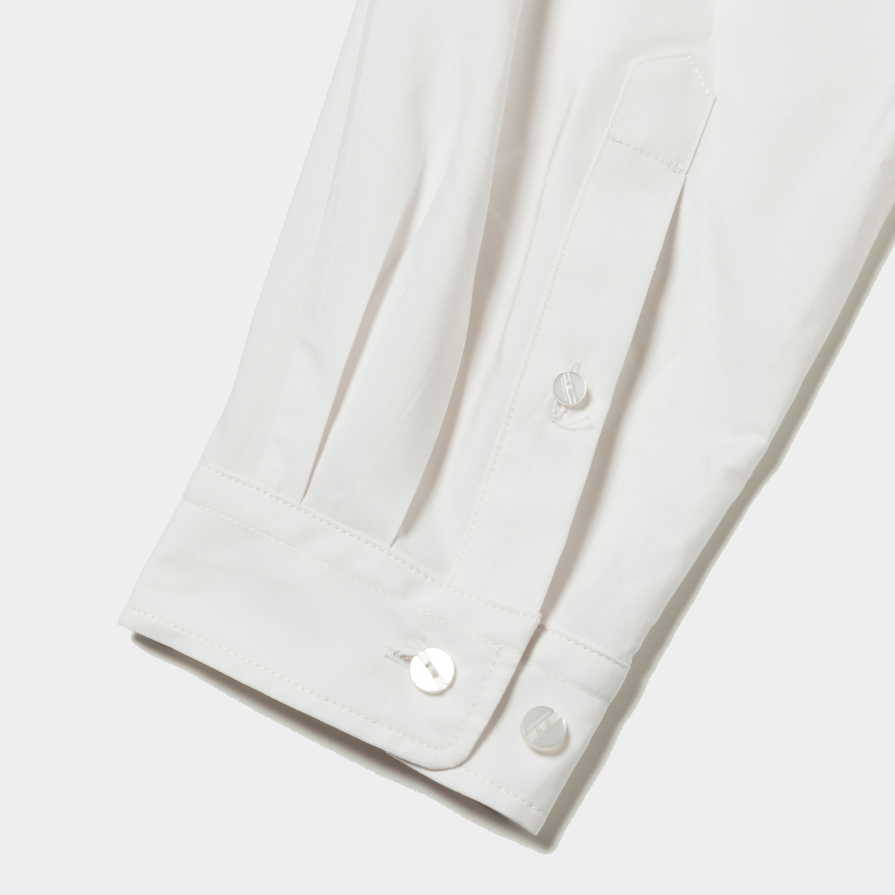 Trinity Chambray Yoke Sleeve SH/RGB White