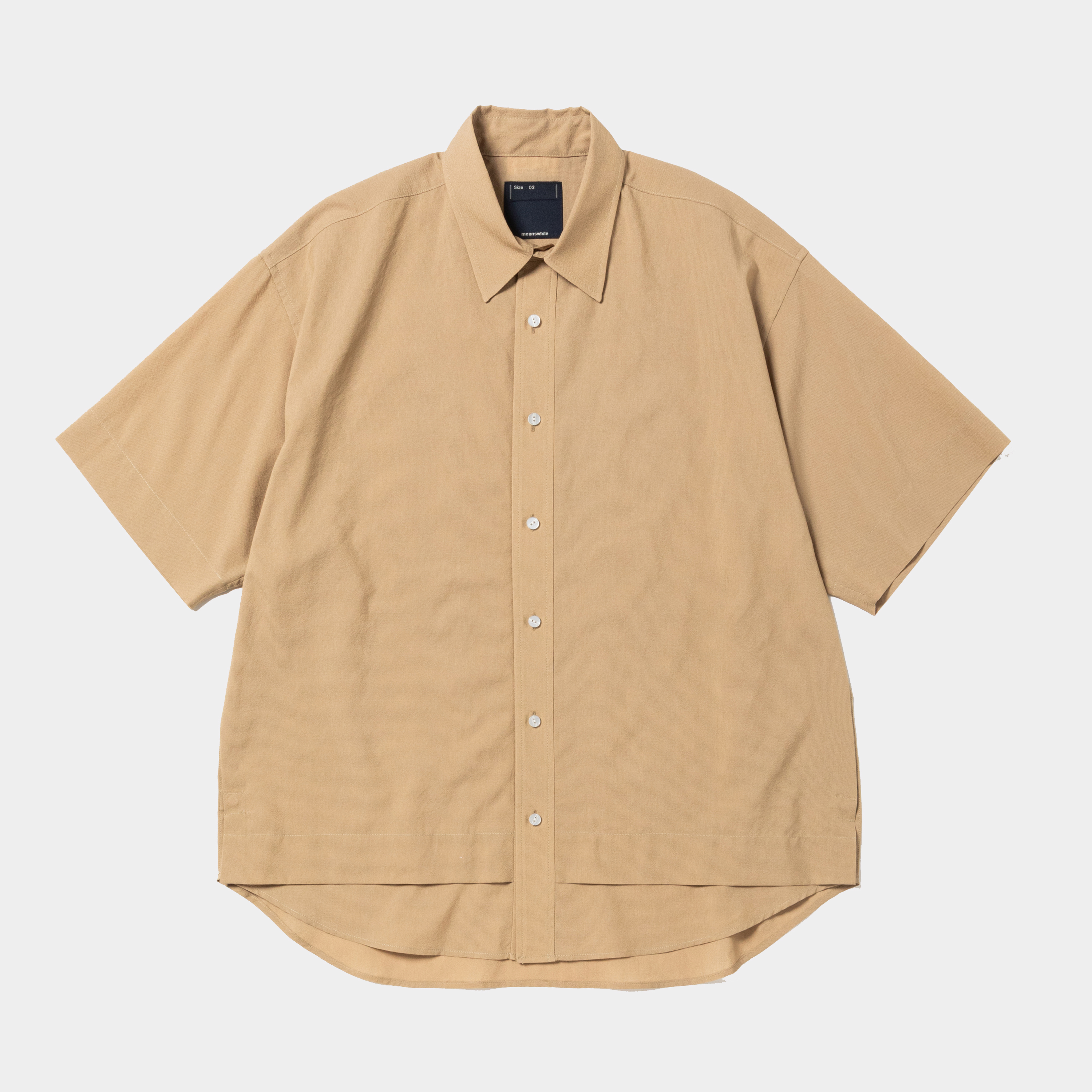 Breathable Side Slit S/S SH/Sand