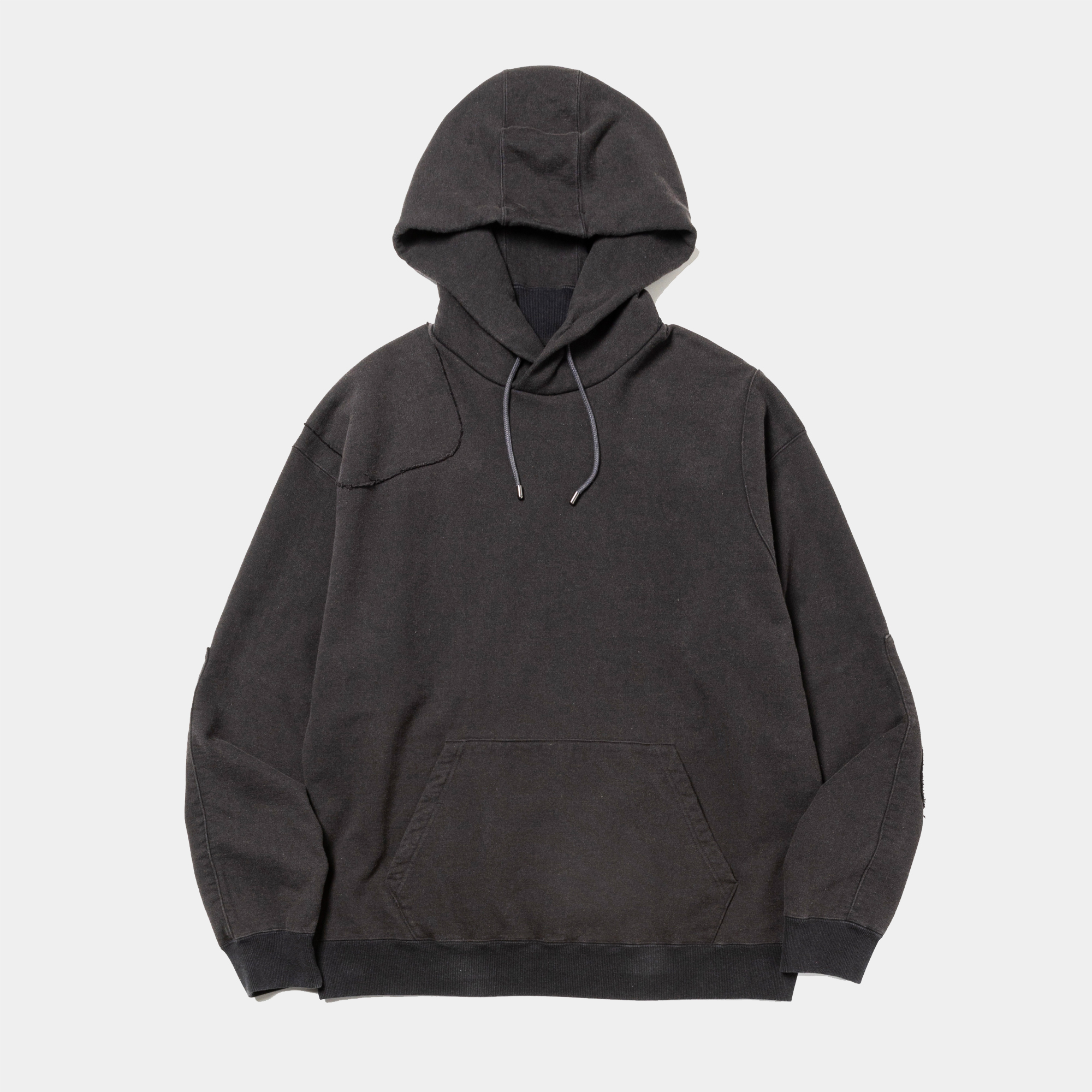 Fade Pad Hoodie/Off Black