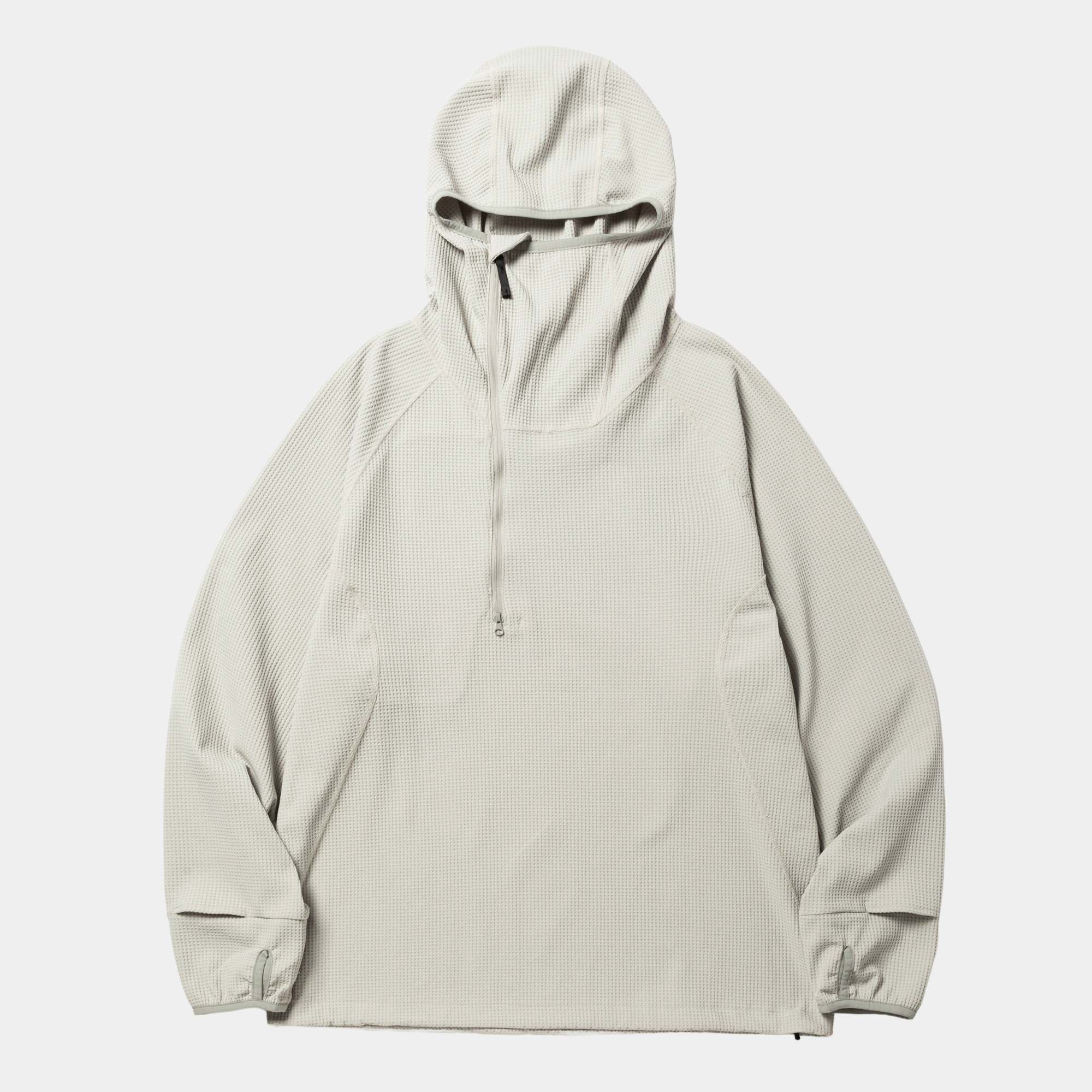 SOLOTEX Waffle Balaclava Hoodie/Grey