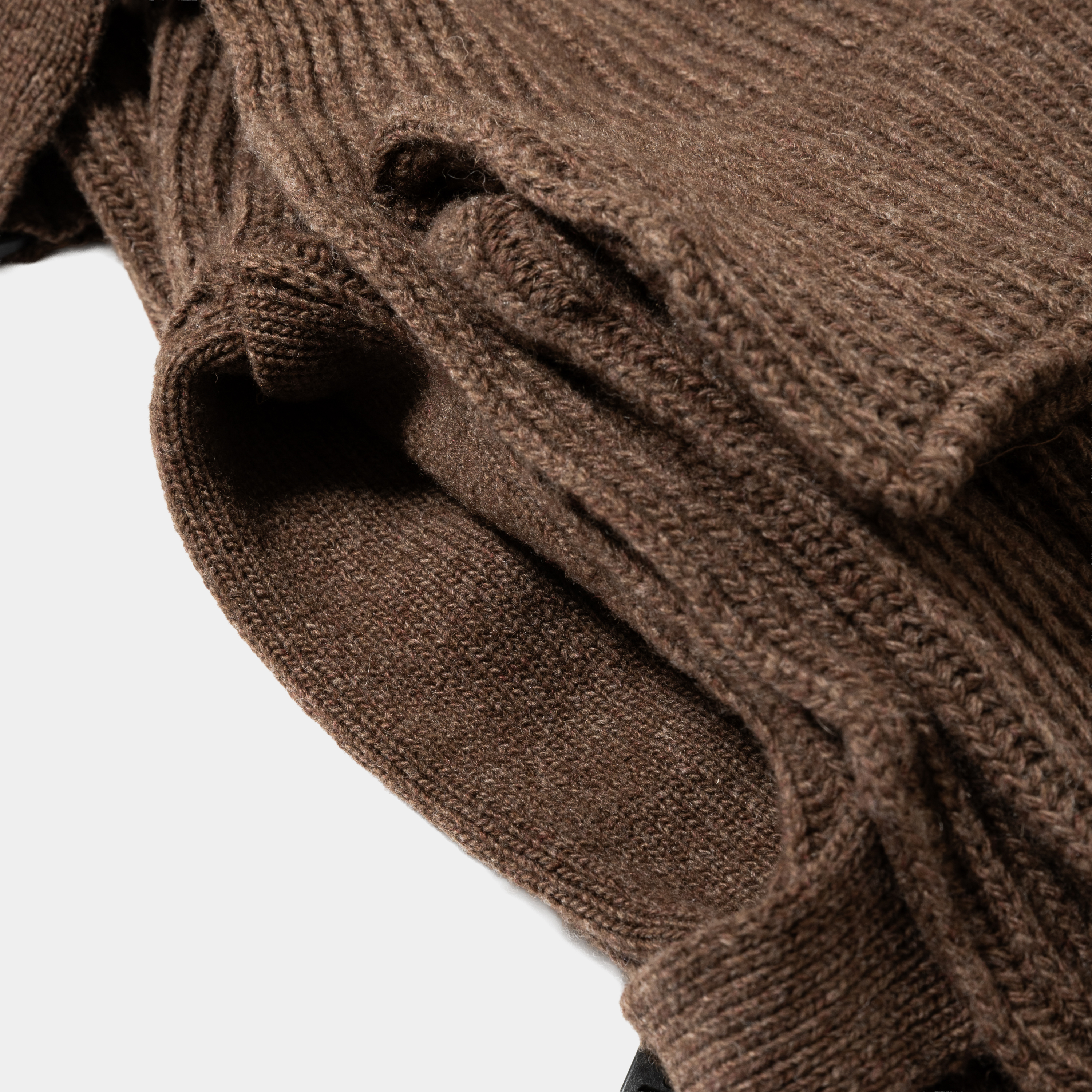 Body Armor Knit Vest/Brown
