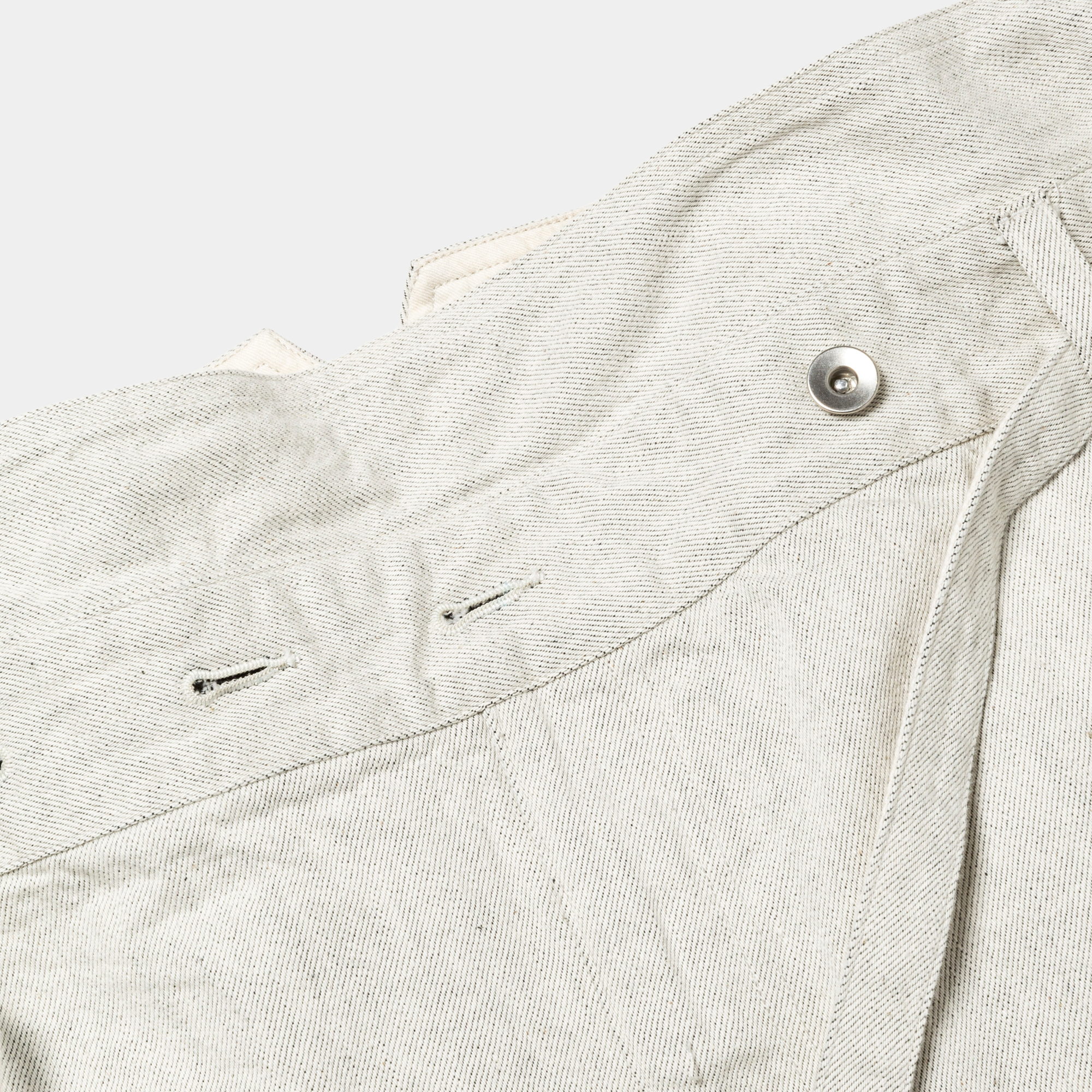 Fade Denim Wrap PT “Wide”/Off White