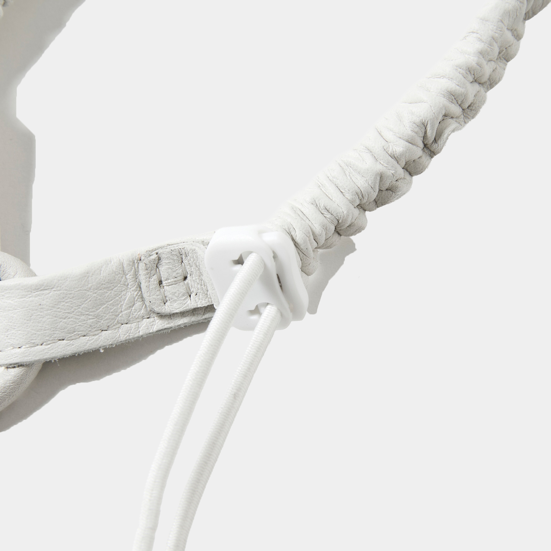 objcts.io × meanswhile Dyneema® Leather iPhone accessory Sholder Wallet/White