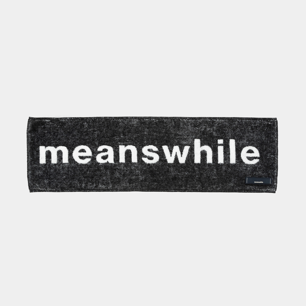 LOOP TOWEL/Black×White