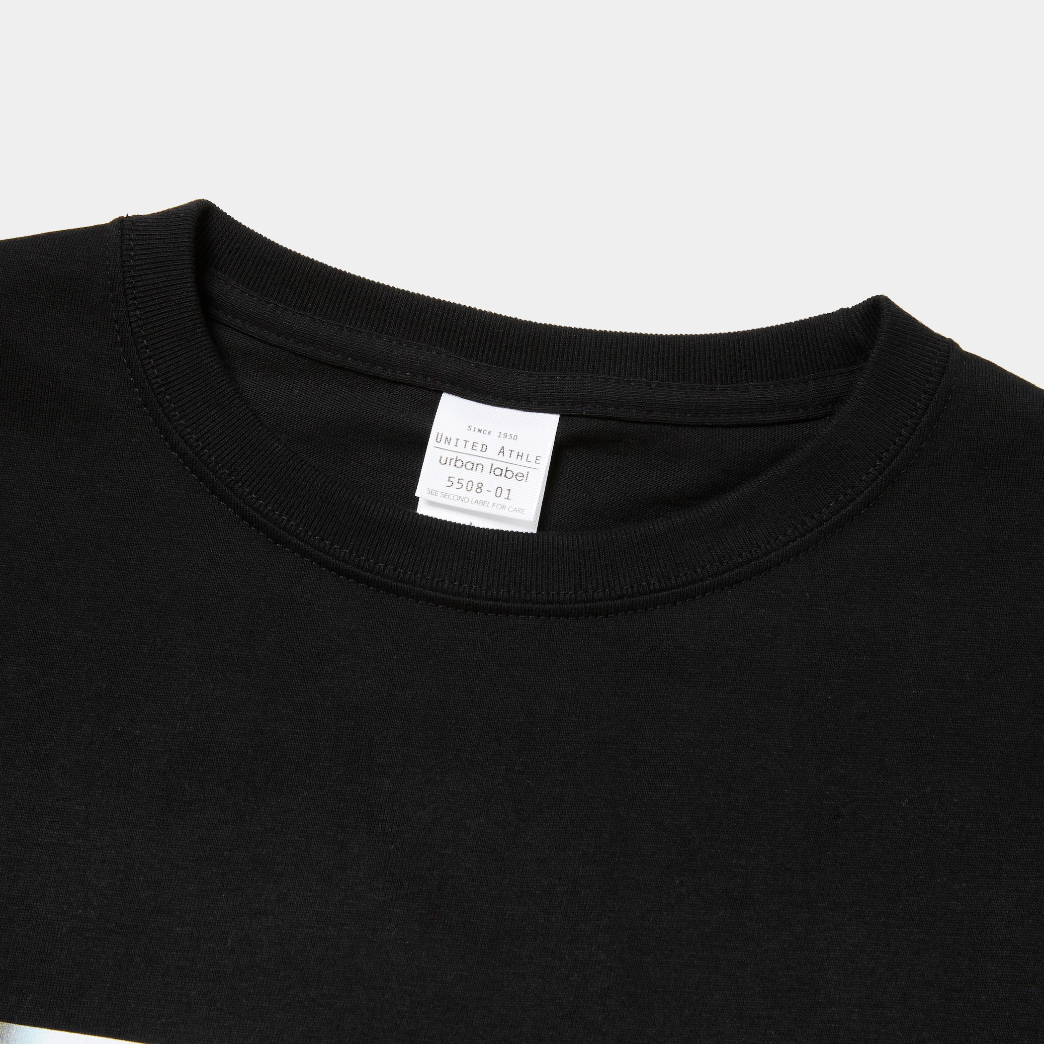 Abstract Photograph S/S Tee/Off Black