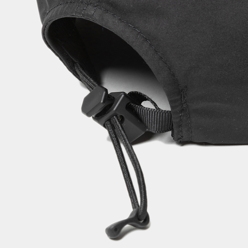 Polyester Twill 6Panel Cap/Off Black