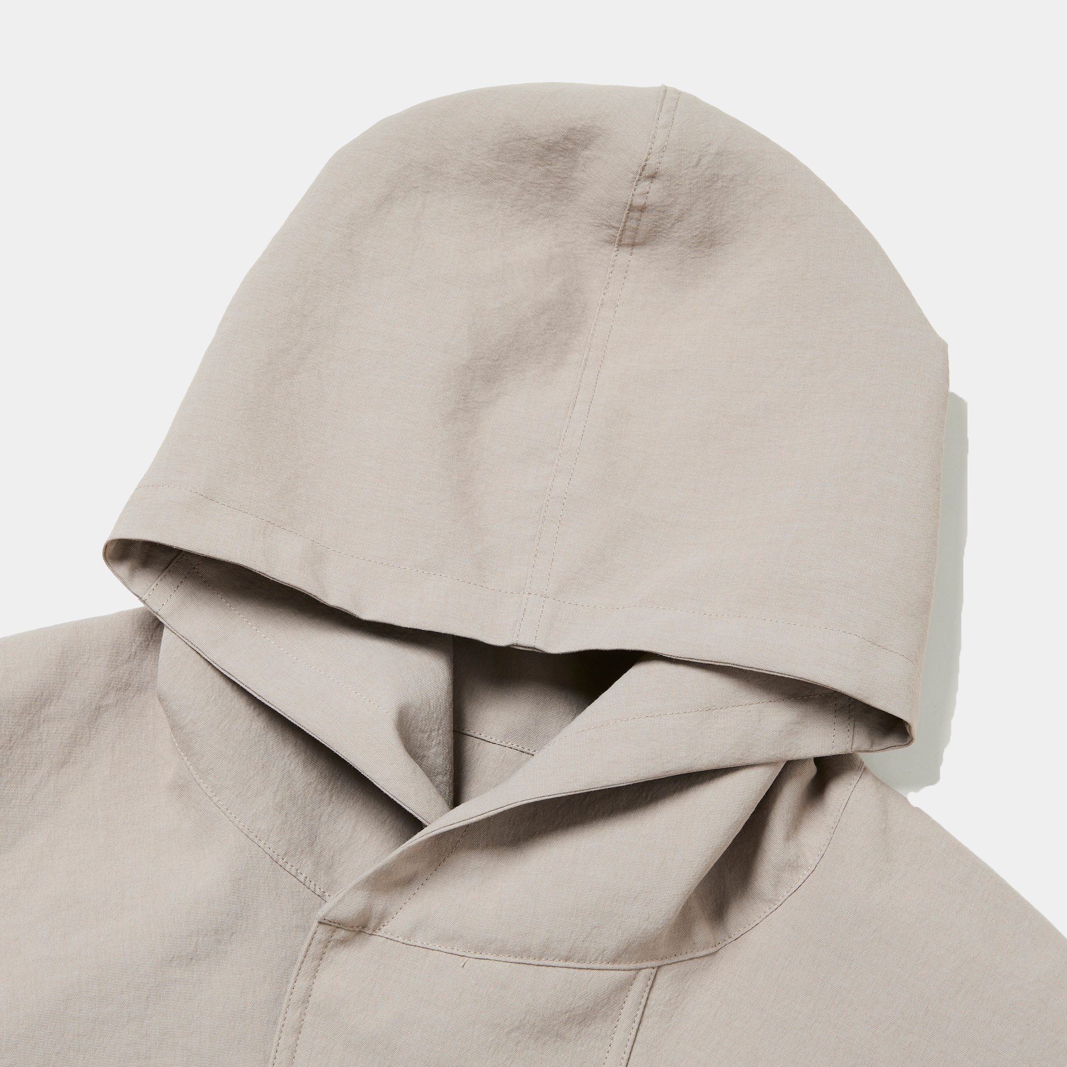 Desert Cloth Neutral Hooded Blouson/Taupe