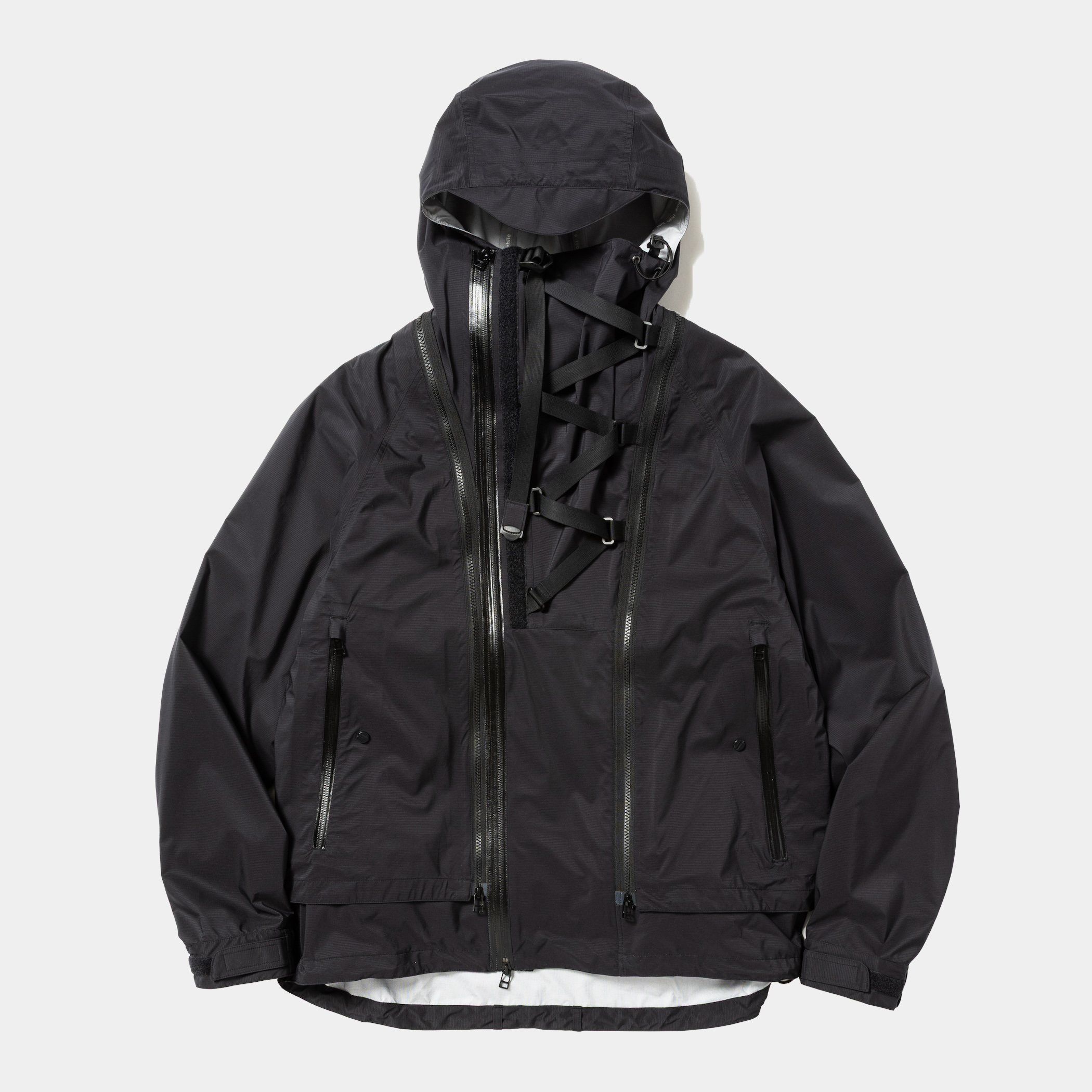 Air Circulation System Rain Jacket / Light/Off Black