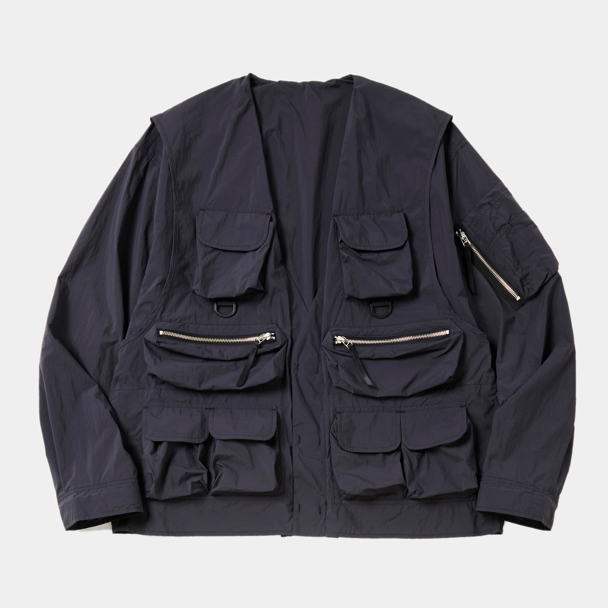 Weathering Nylon Reversible 4Way JKT/Charcoal