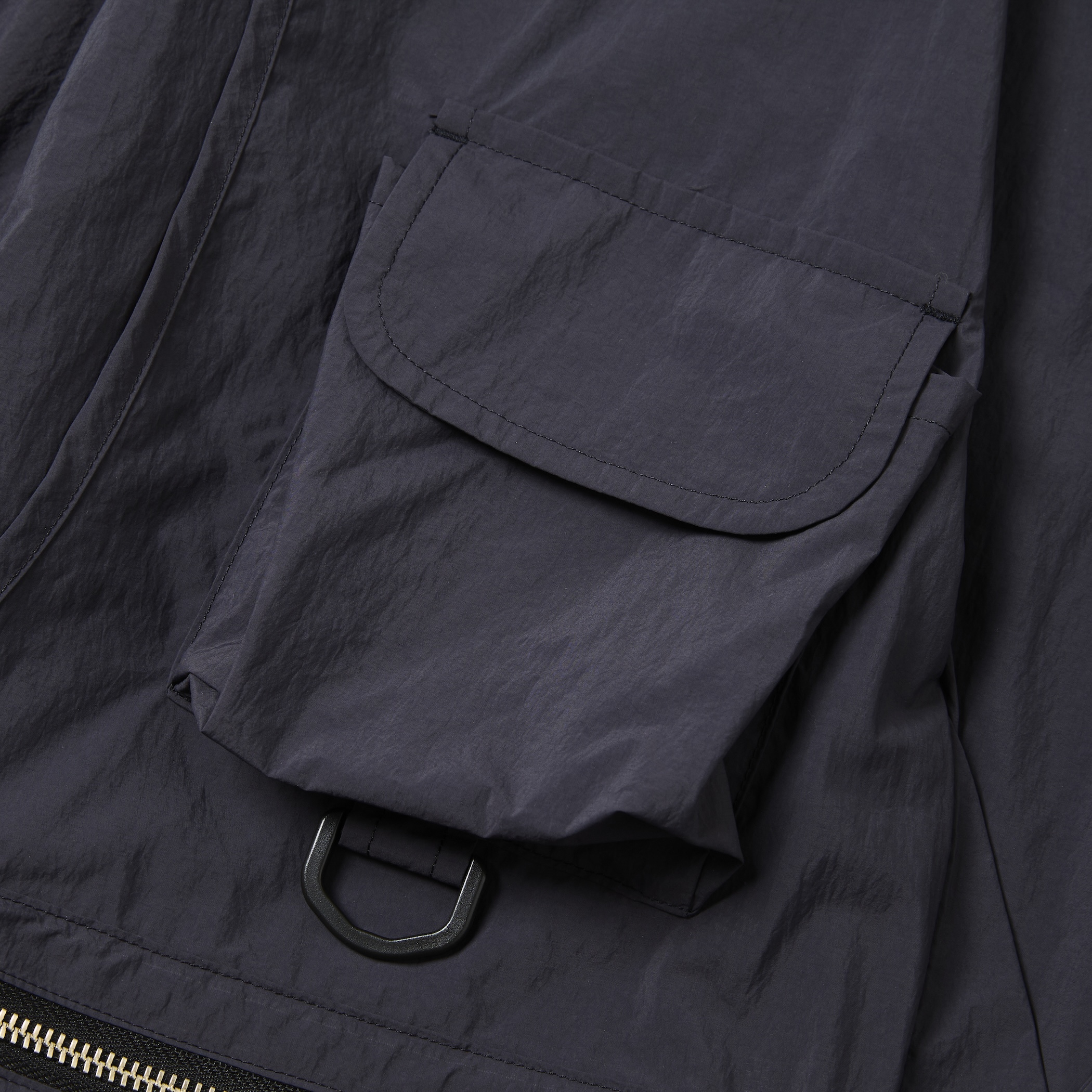 Weathering Nylon Reversible 4Way JKT/Charcoal
