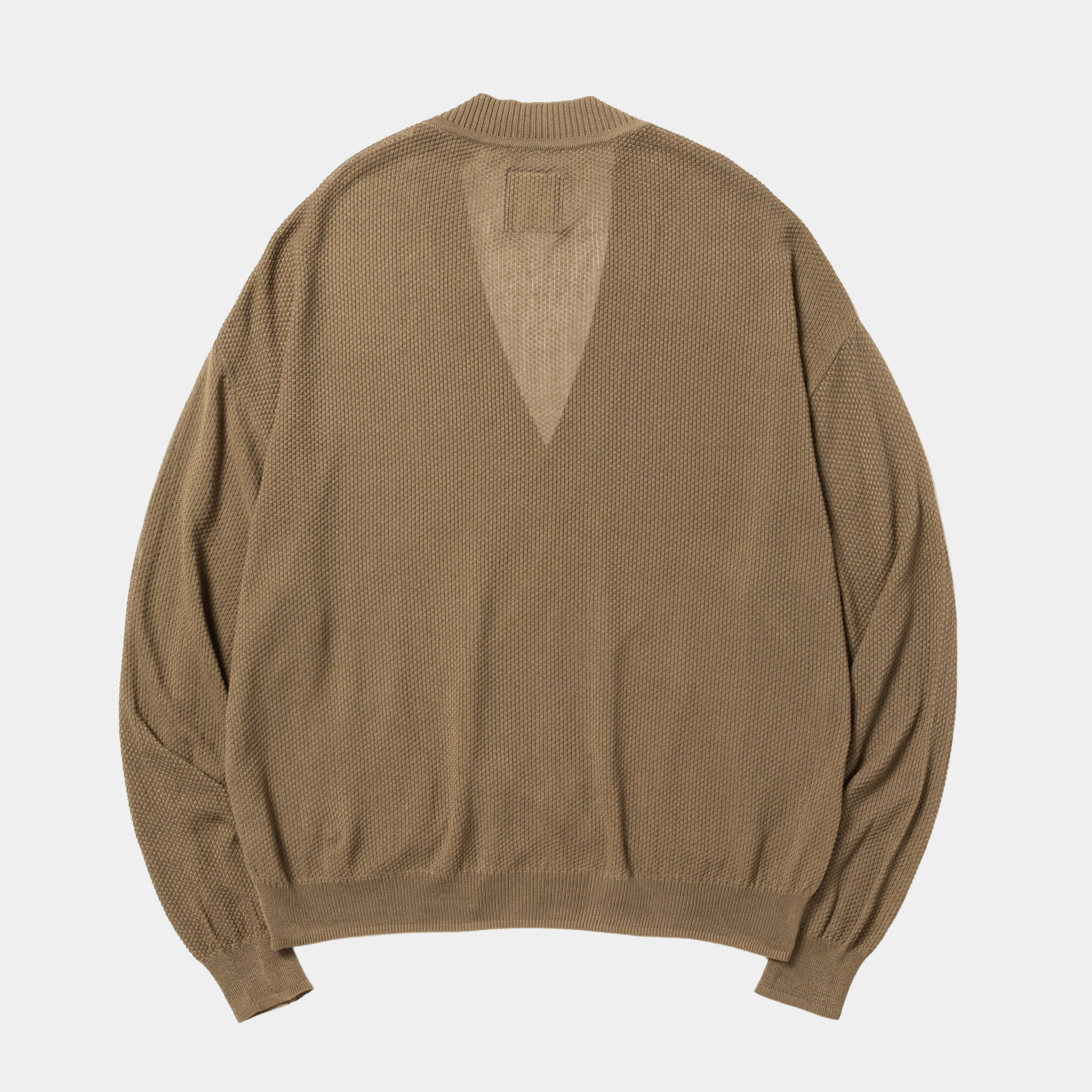 Dappled sunlight Double Knit Cardigan/Greige