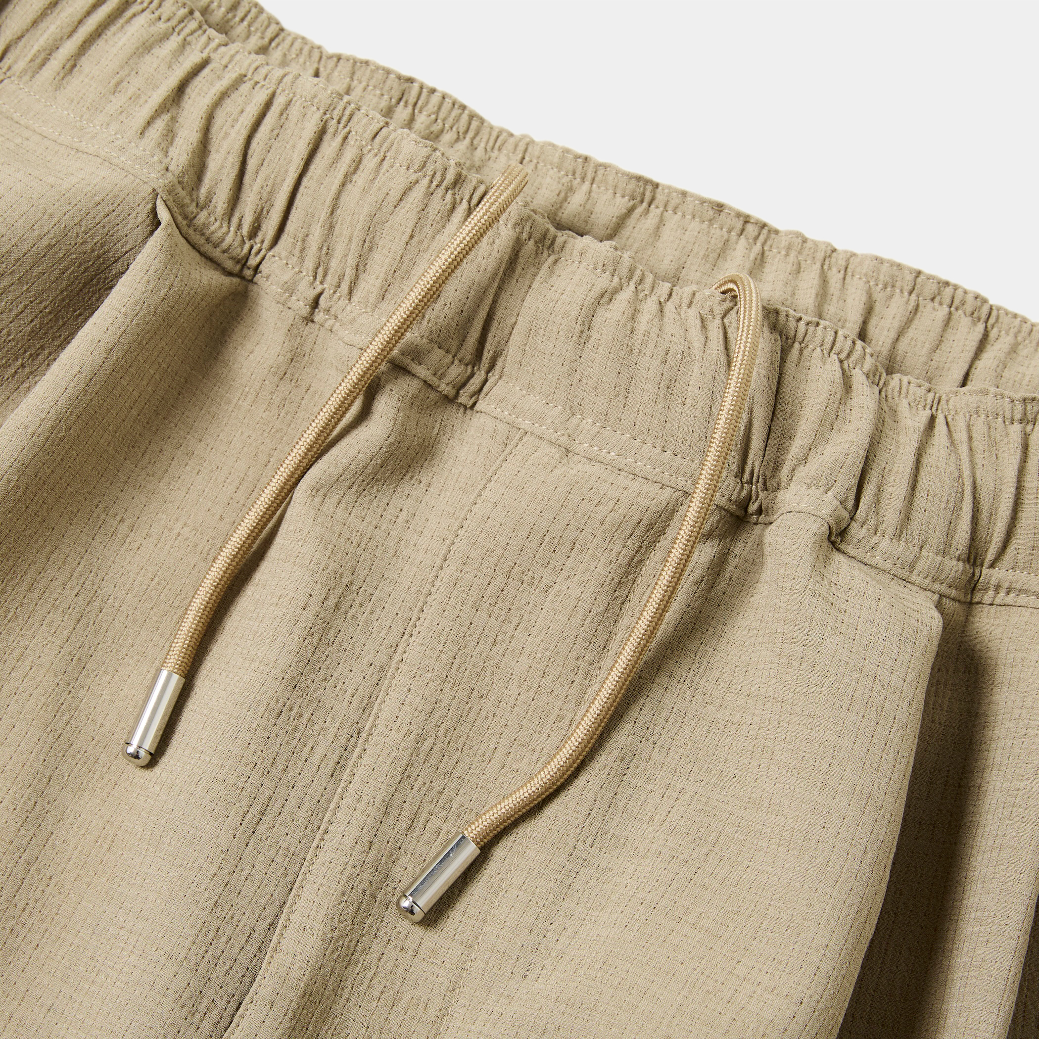 Breathable Linen Easy Pants/Beige