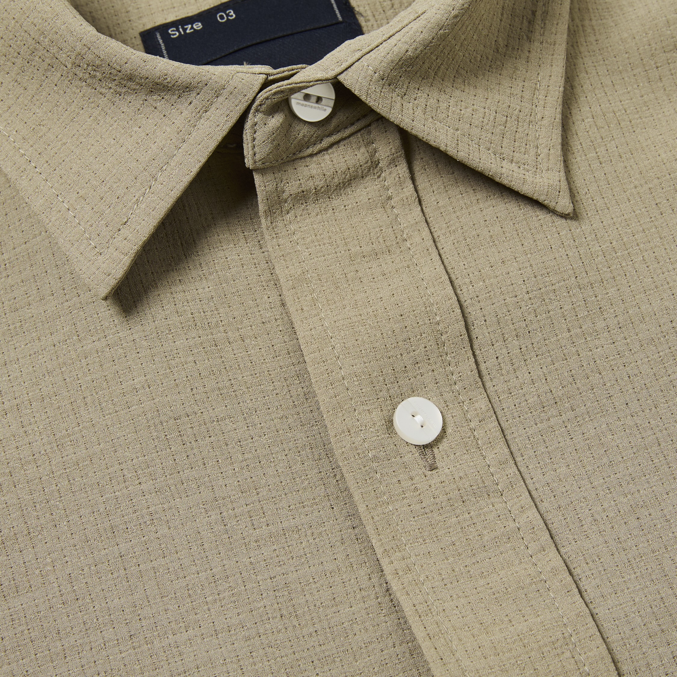 Breathable Linen Luggage L/S SH/Beige