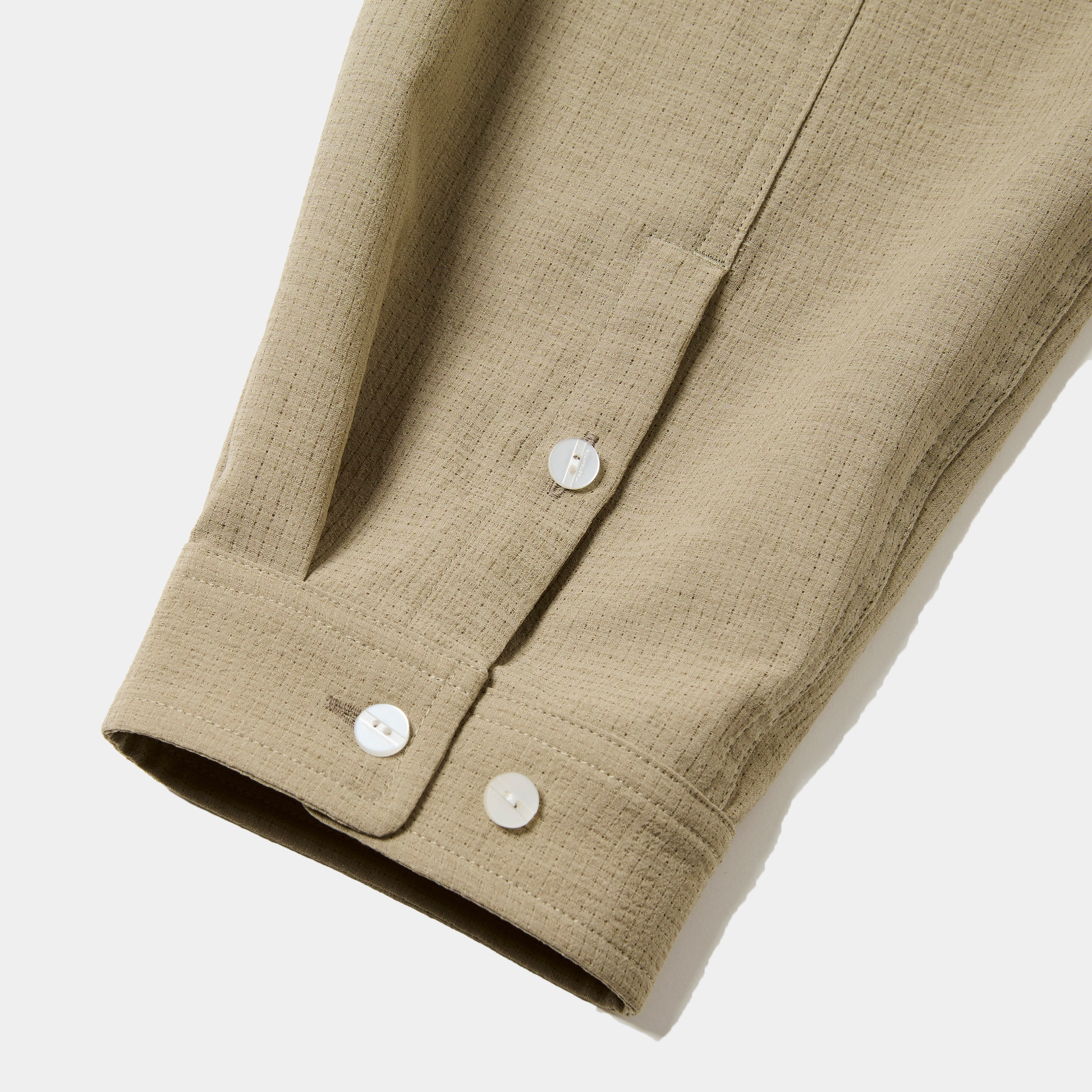 Breathable Linen Luggage L/S SH/Beige