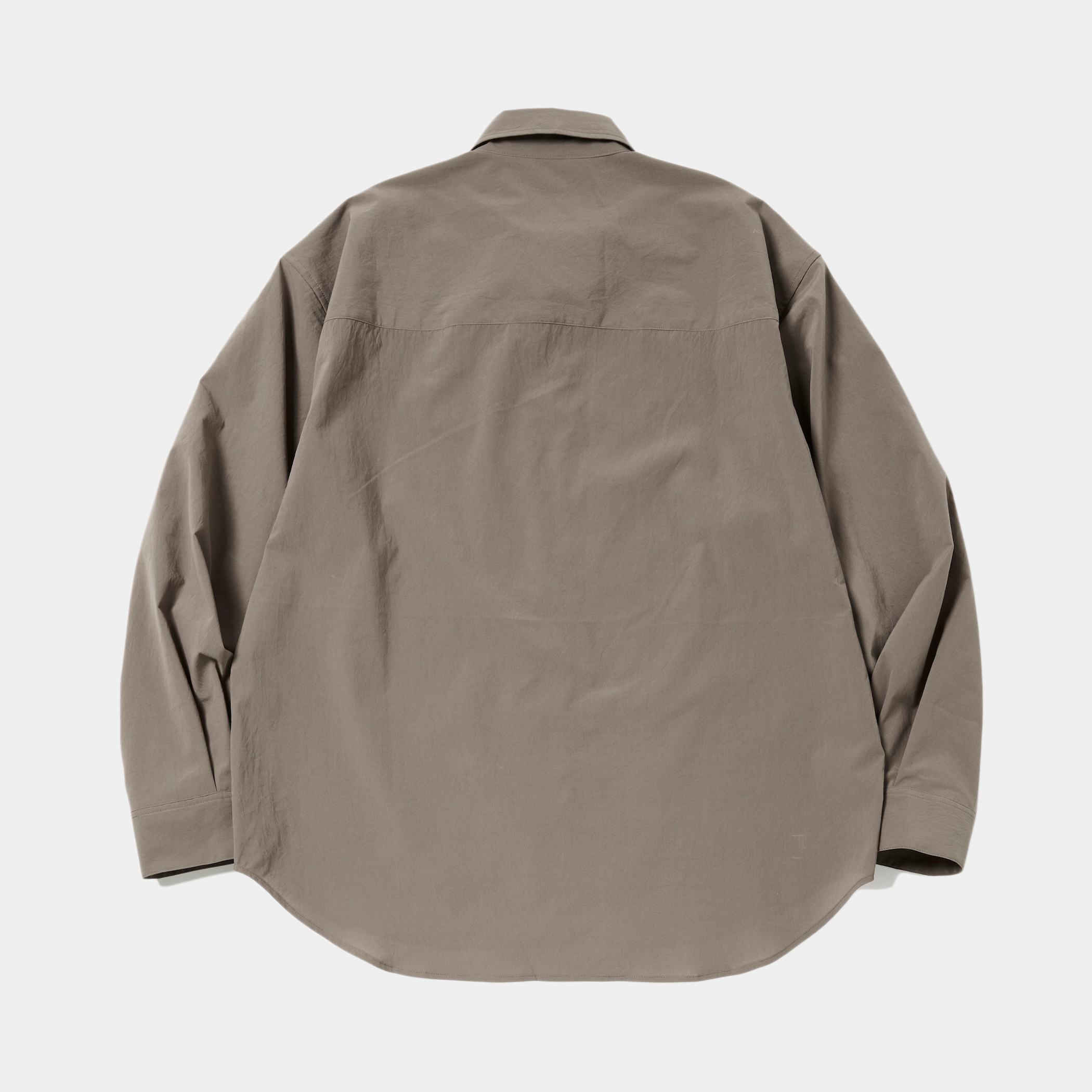 Breathable Side Slit L/S SH/Greige