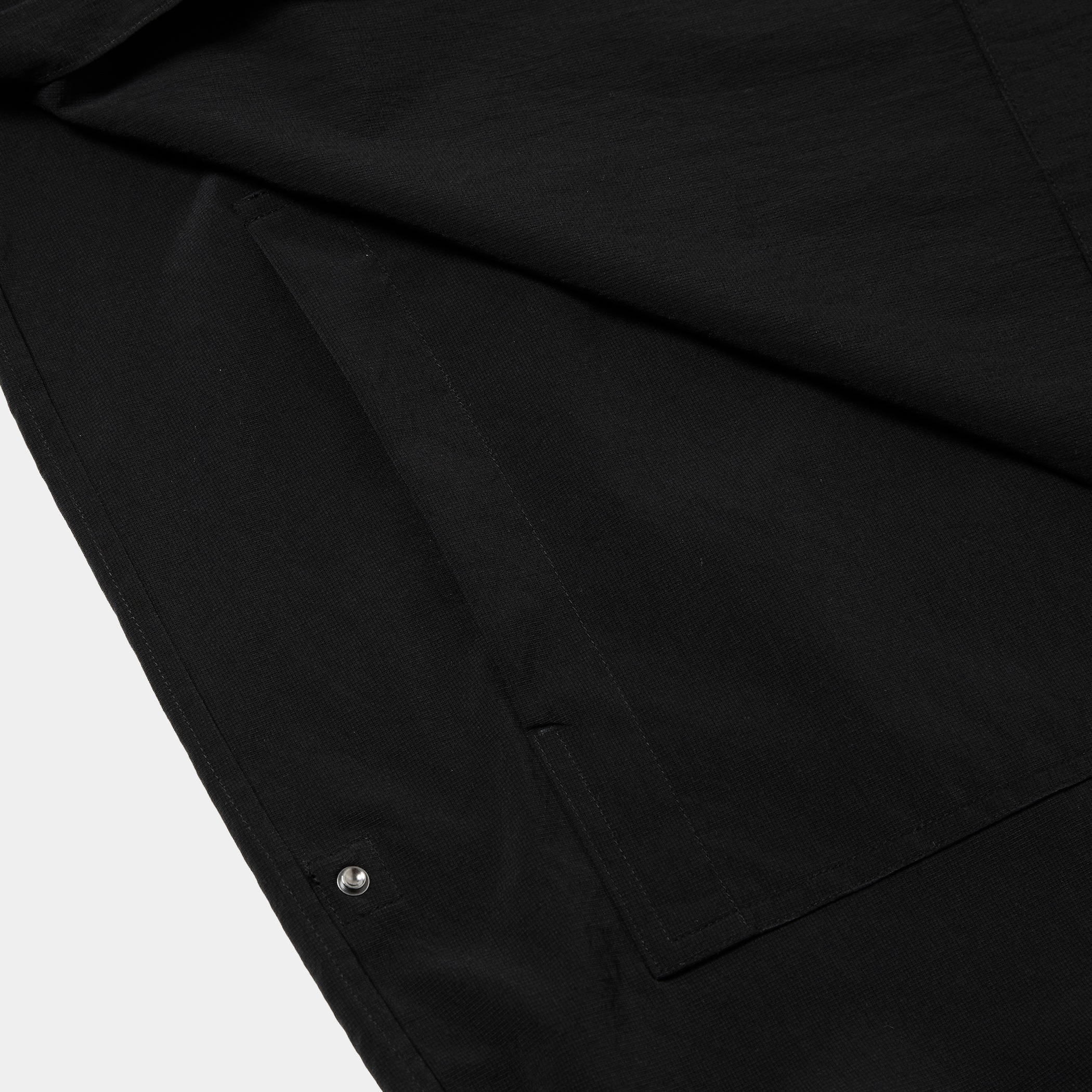 Breathable Side Slit L/S SH/Off Black