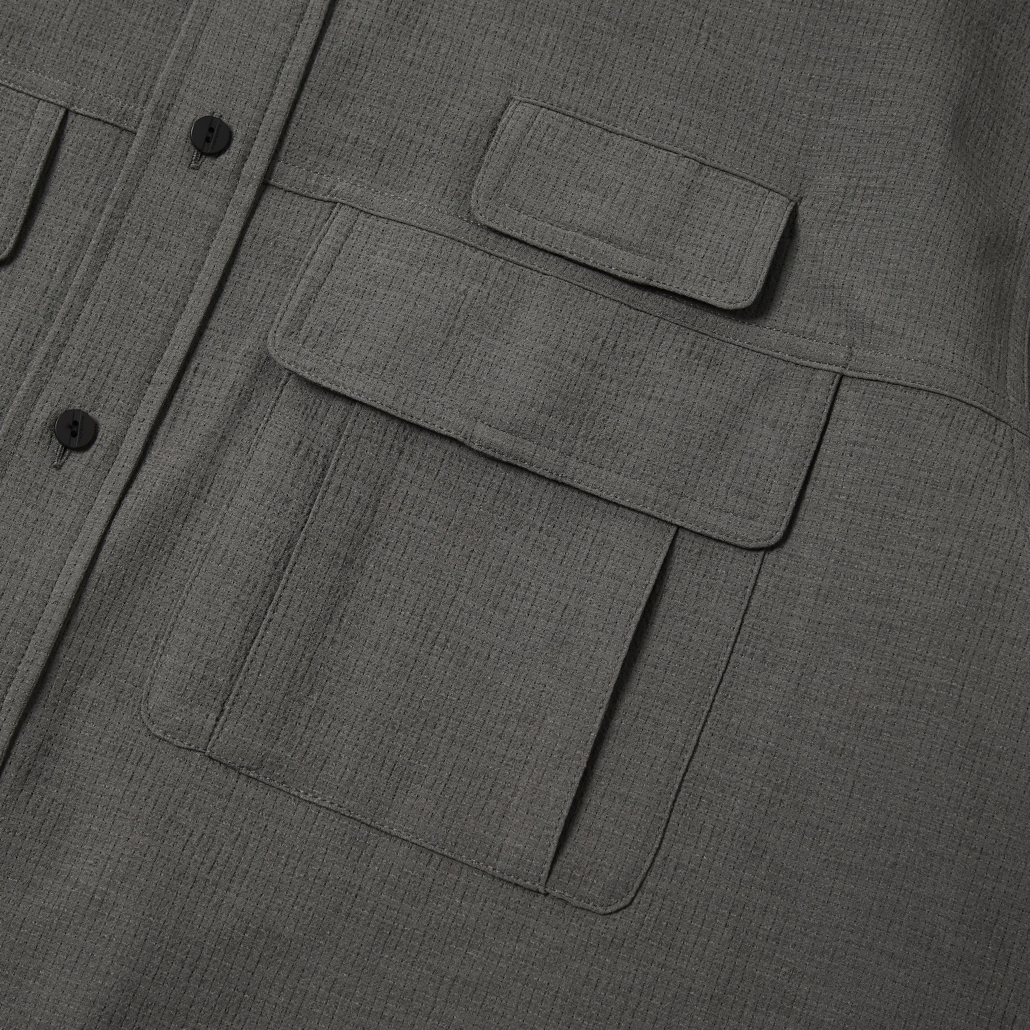 Breathable Linen Luggage S/S SH/Grey