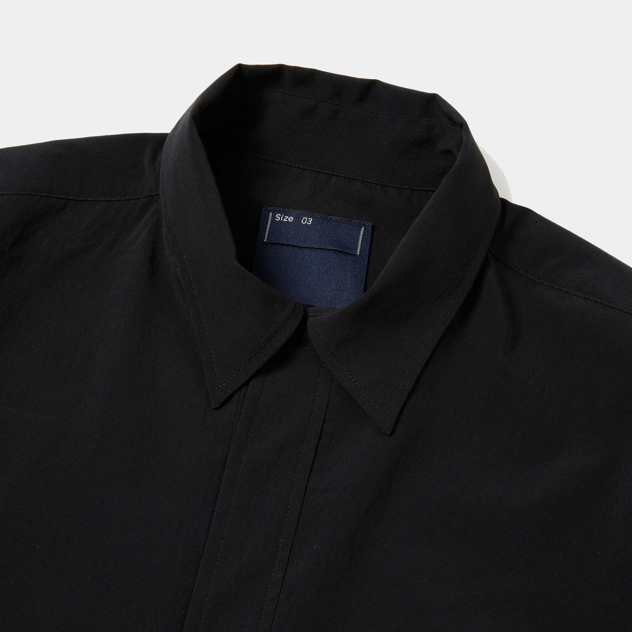 Breathable Side Slit S/S SH/Off Black