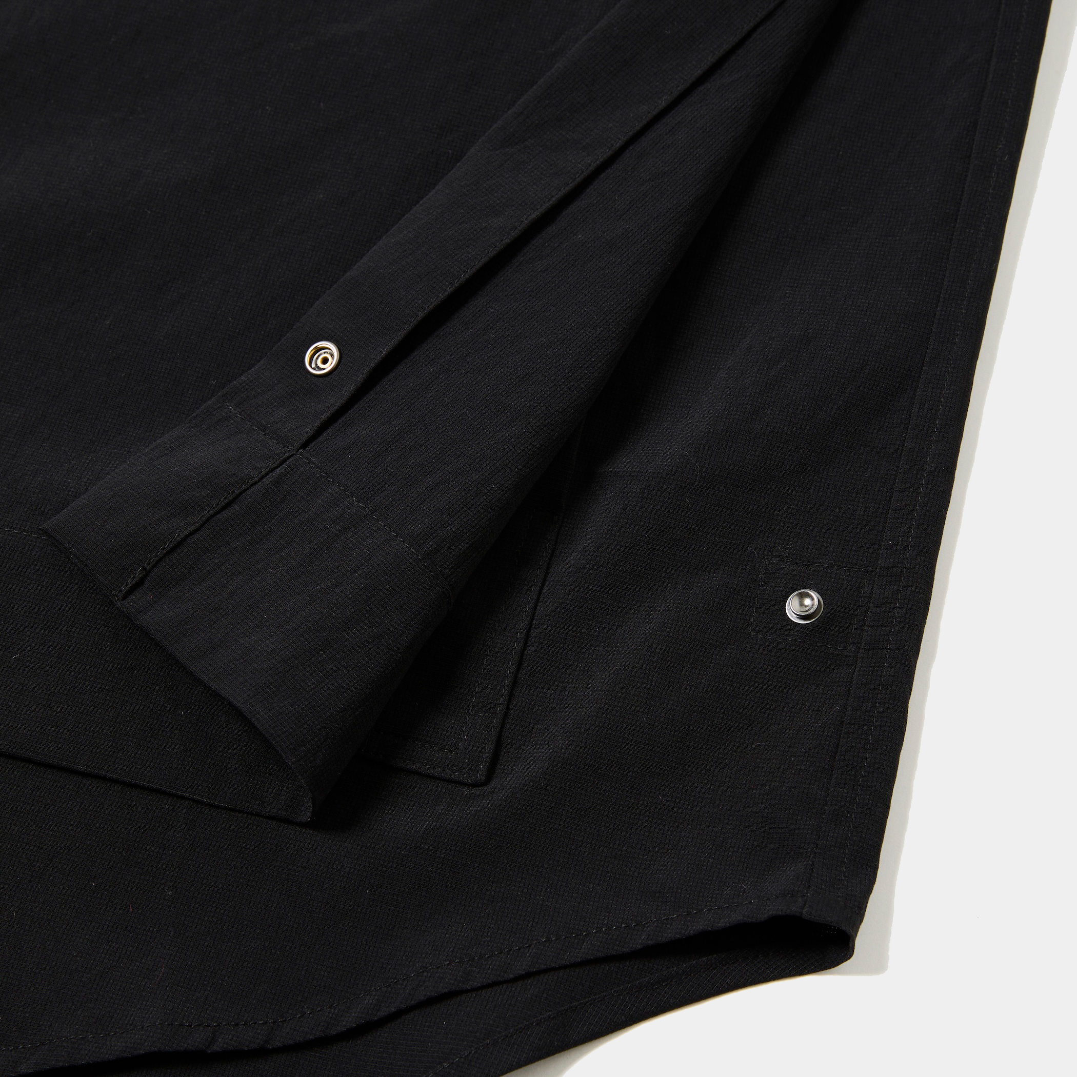 Breathable Side Slit S/S SH/Off Black