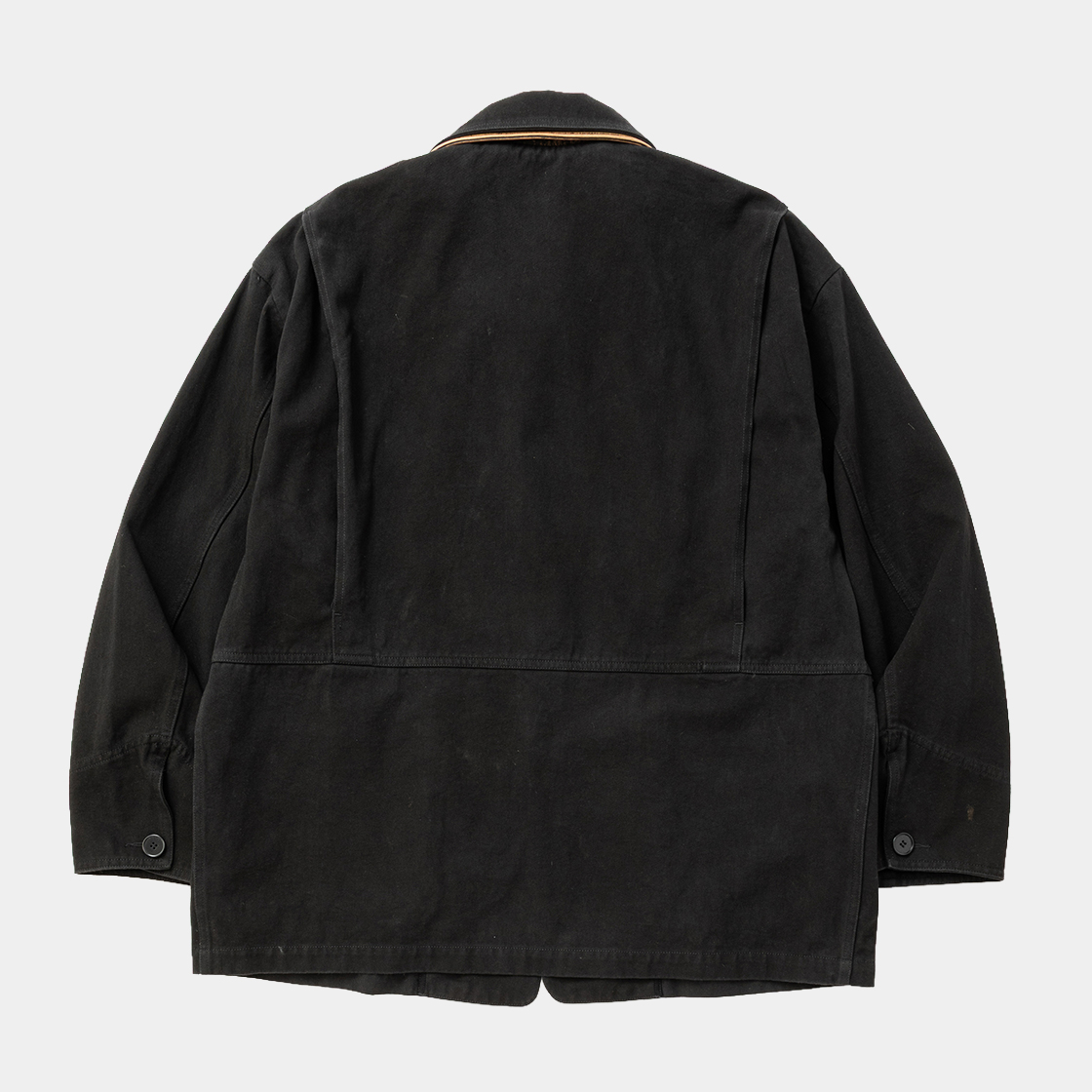 Temporal Fold Fireman Coat /OFF BLACK