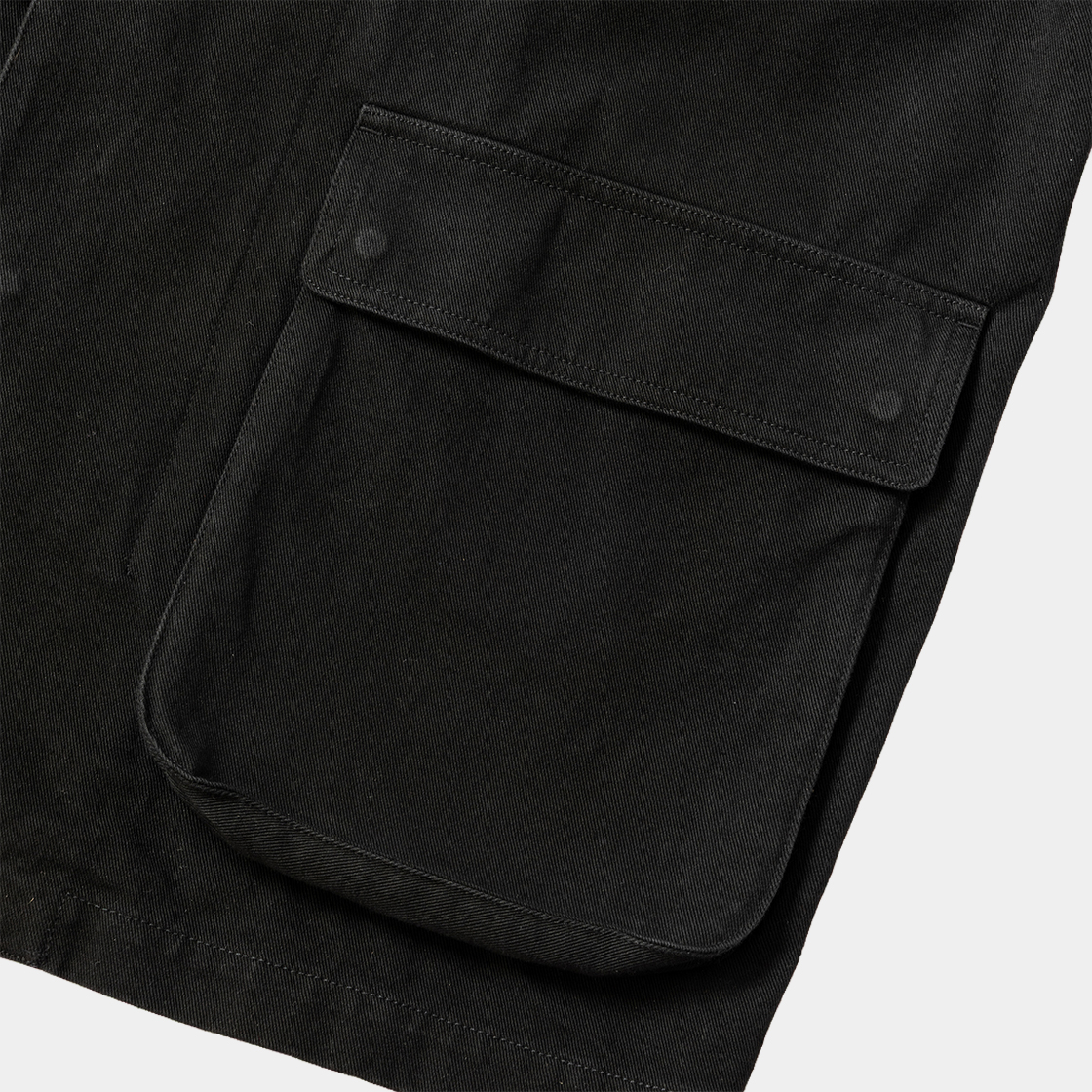 Temporal Fold Fireman Coat /OFF BLACK