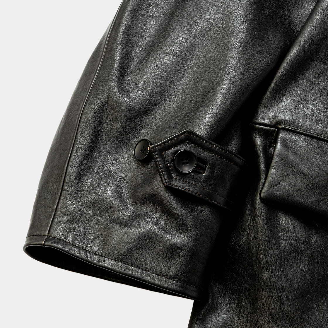 Anonymous Leather Work JKT /OFF BLACK
